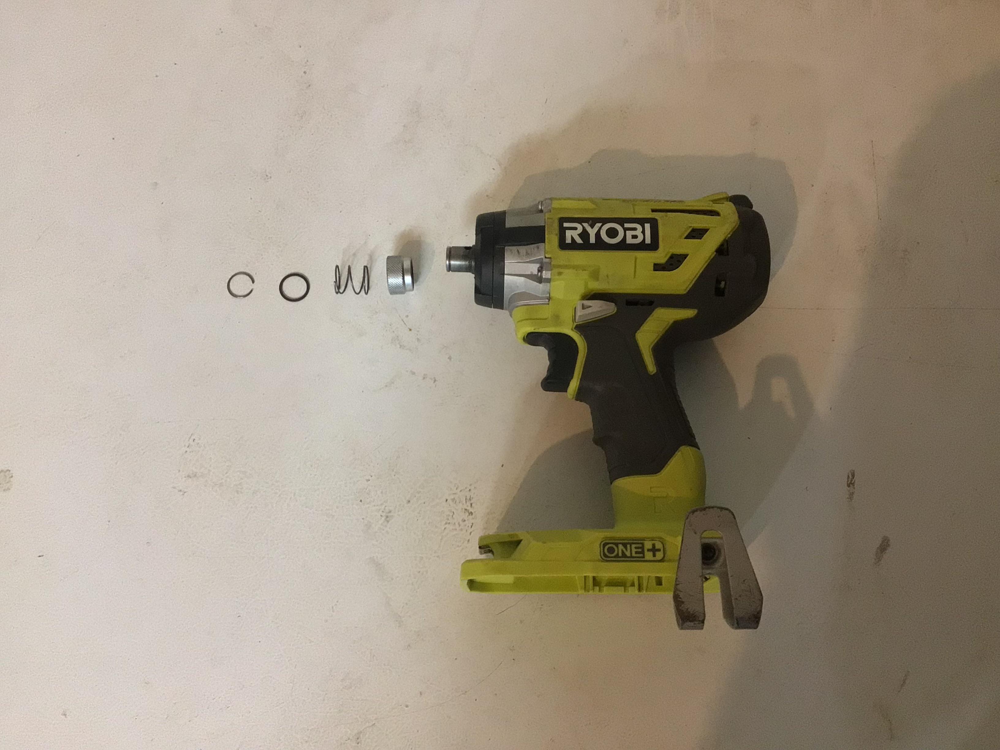Impact driver collet repair r/ryobi