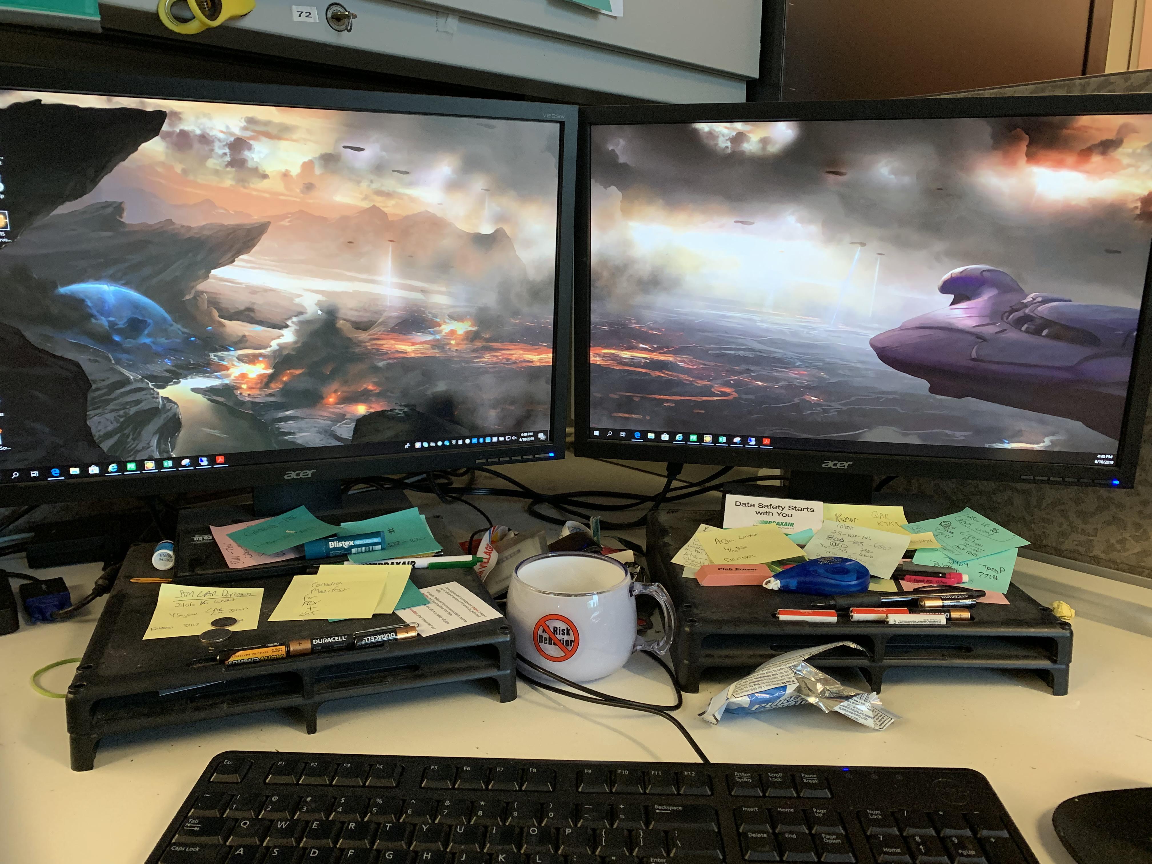 halo reach dual monitor set up r/halo