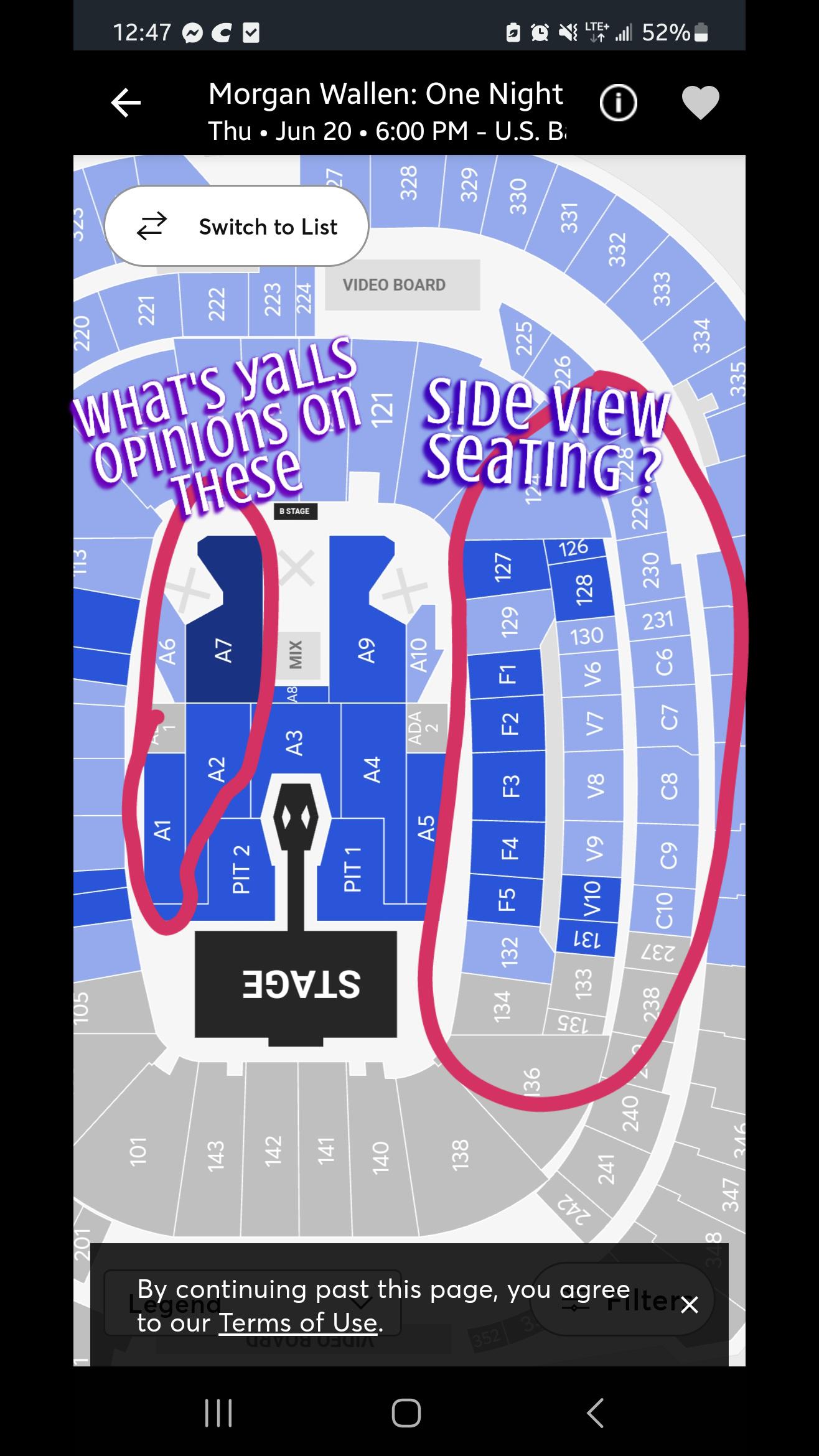 morgan wallen soldier field 2026 seating chart Side view seating