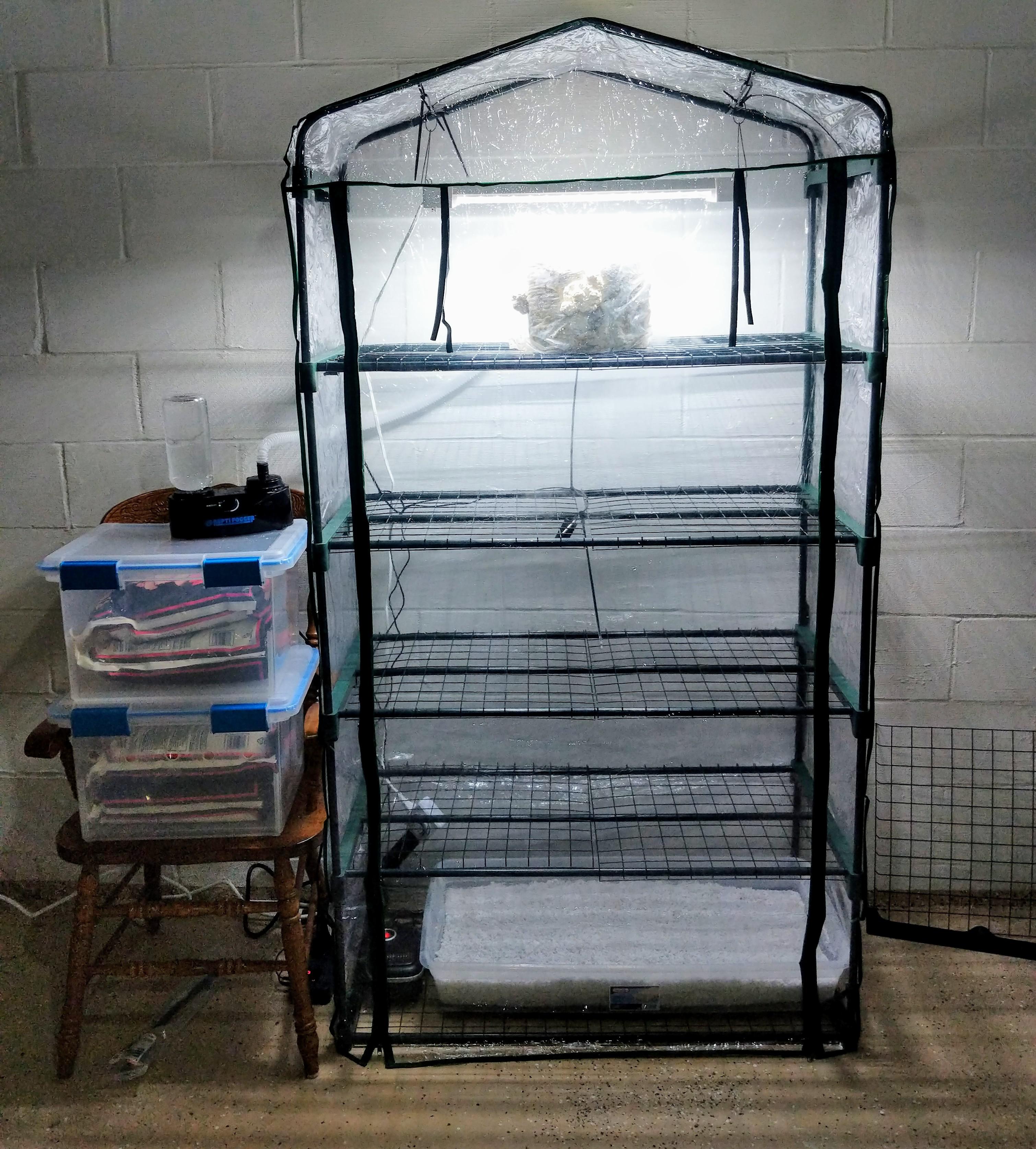 Finished My FullAuto Fruiting Chamber r/mycology