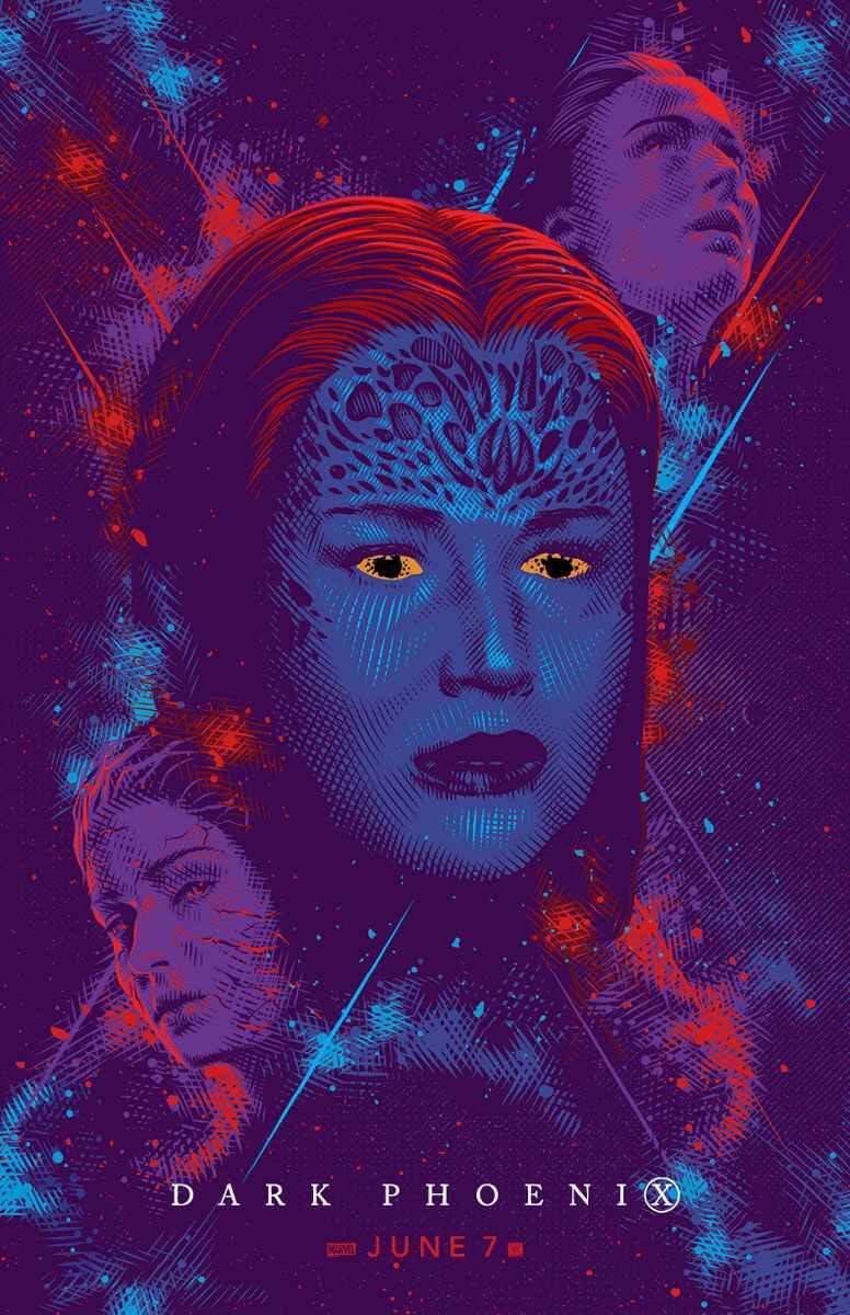 Dark Phoenix Mystique poster variant r/xmen