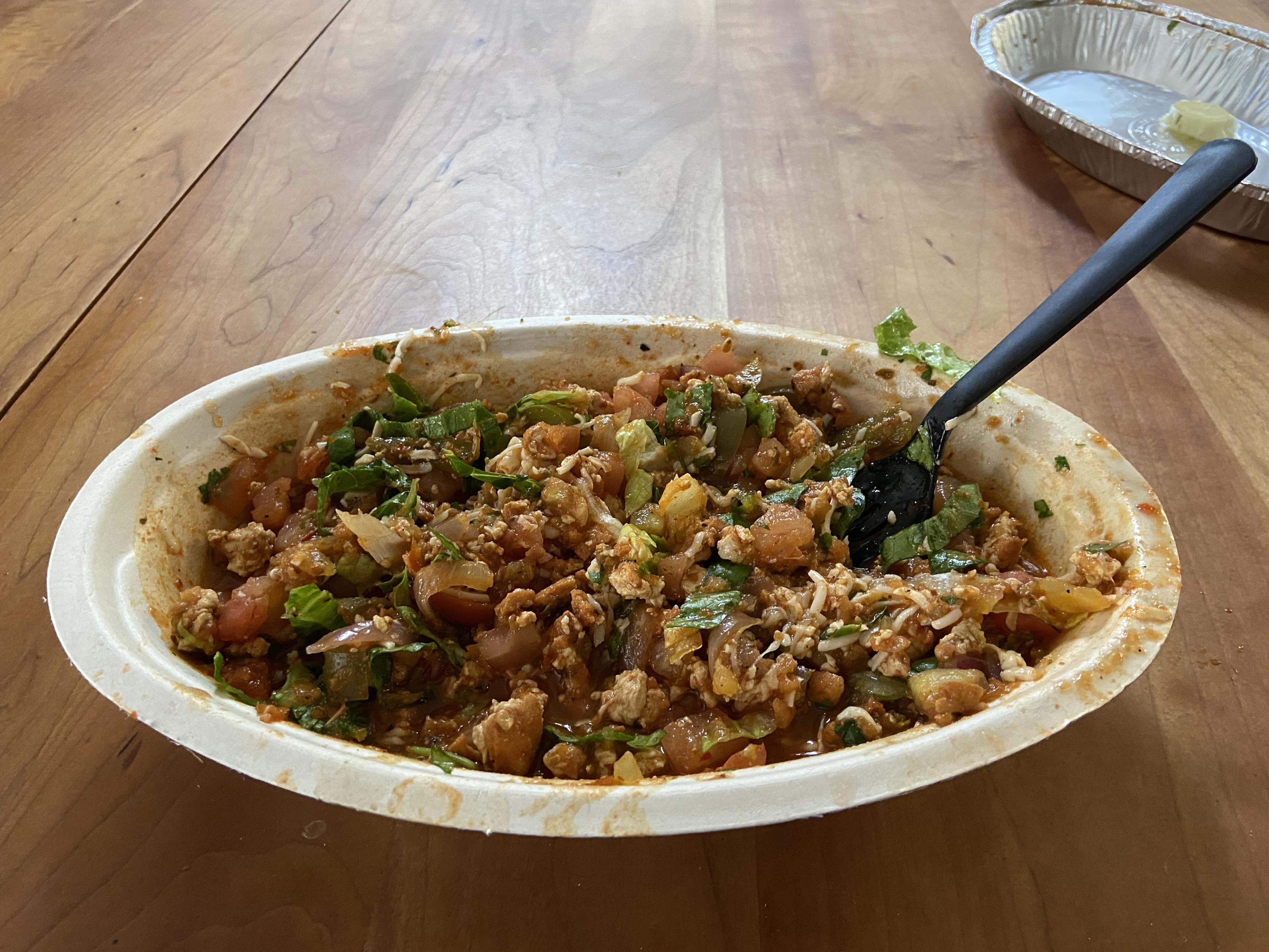Do we believe Chipotle 2x sofritas bowl is 505 calories? r/caloriecount