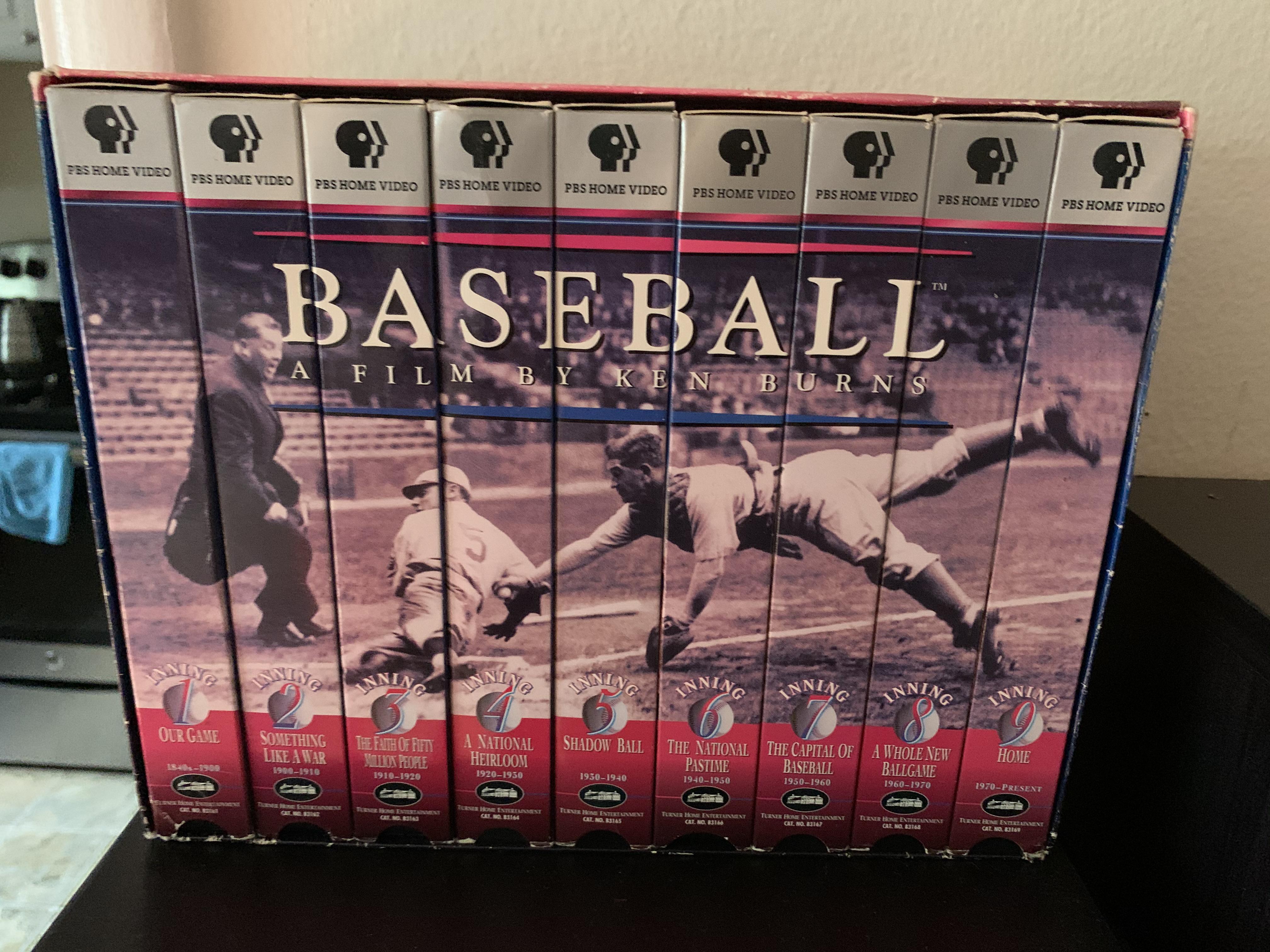 Ken Burns Baseball series for 4! r/VHS
