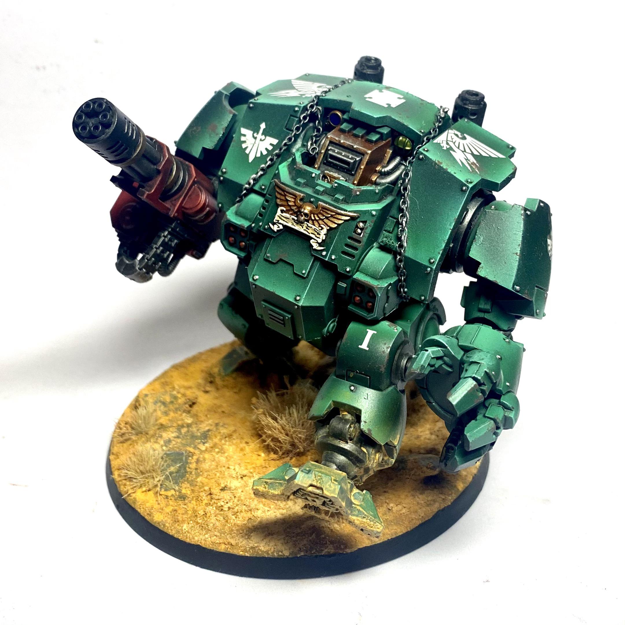 Tested my new airbrush on a redemptor dreadnought r/Warhammer40k