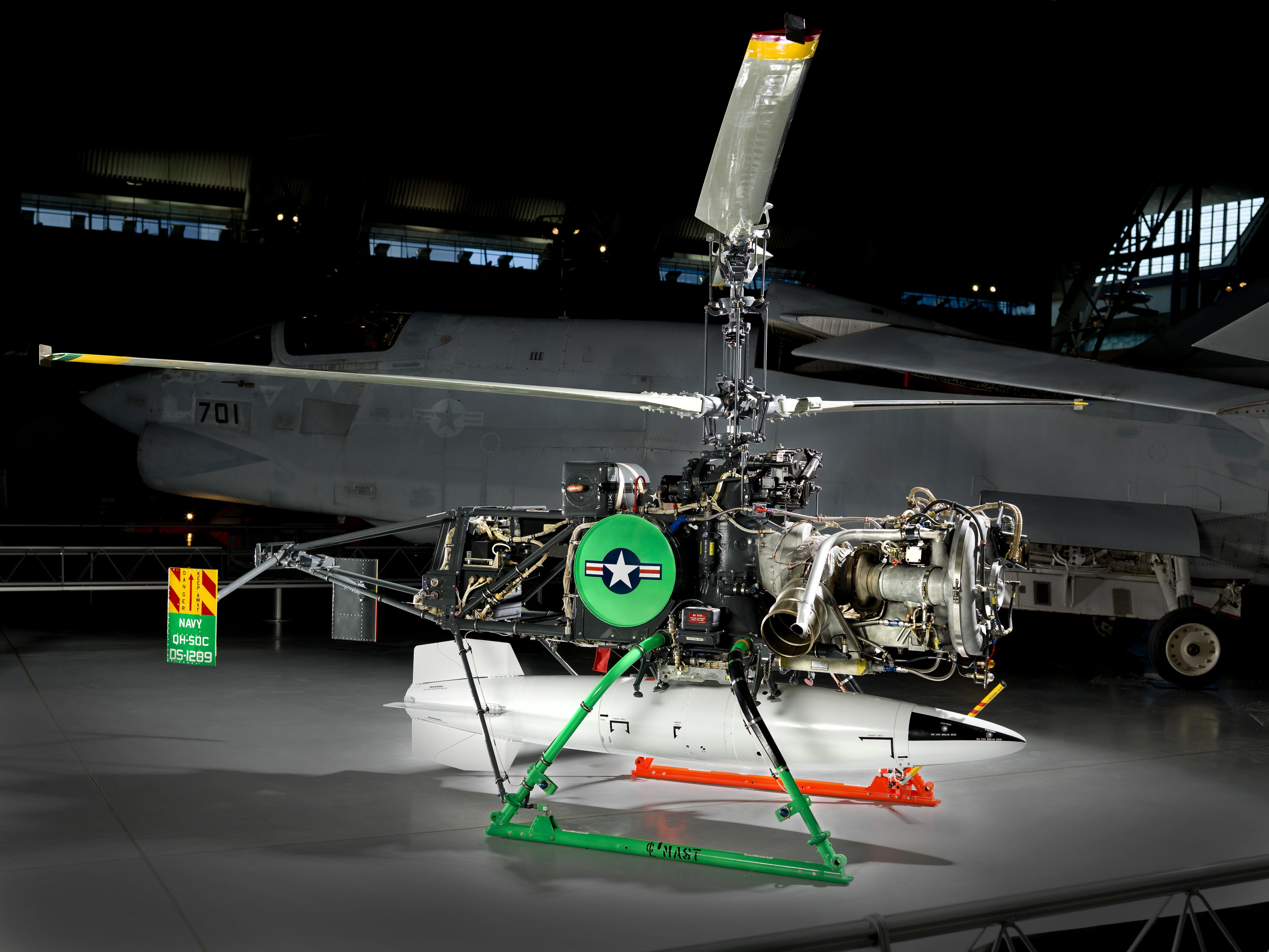 Gyrodyne QH50 DASH (Drone AntiSubmarine Helicopter). The first