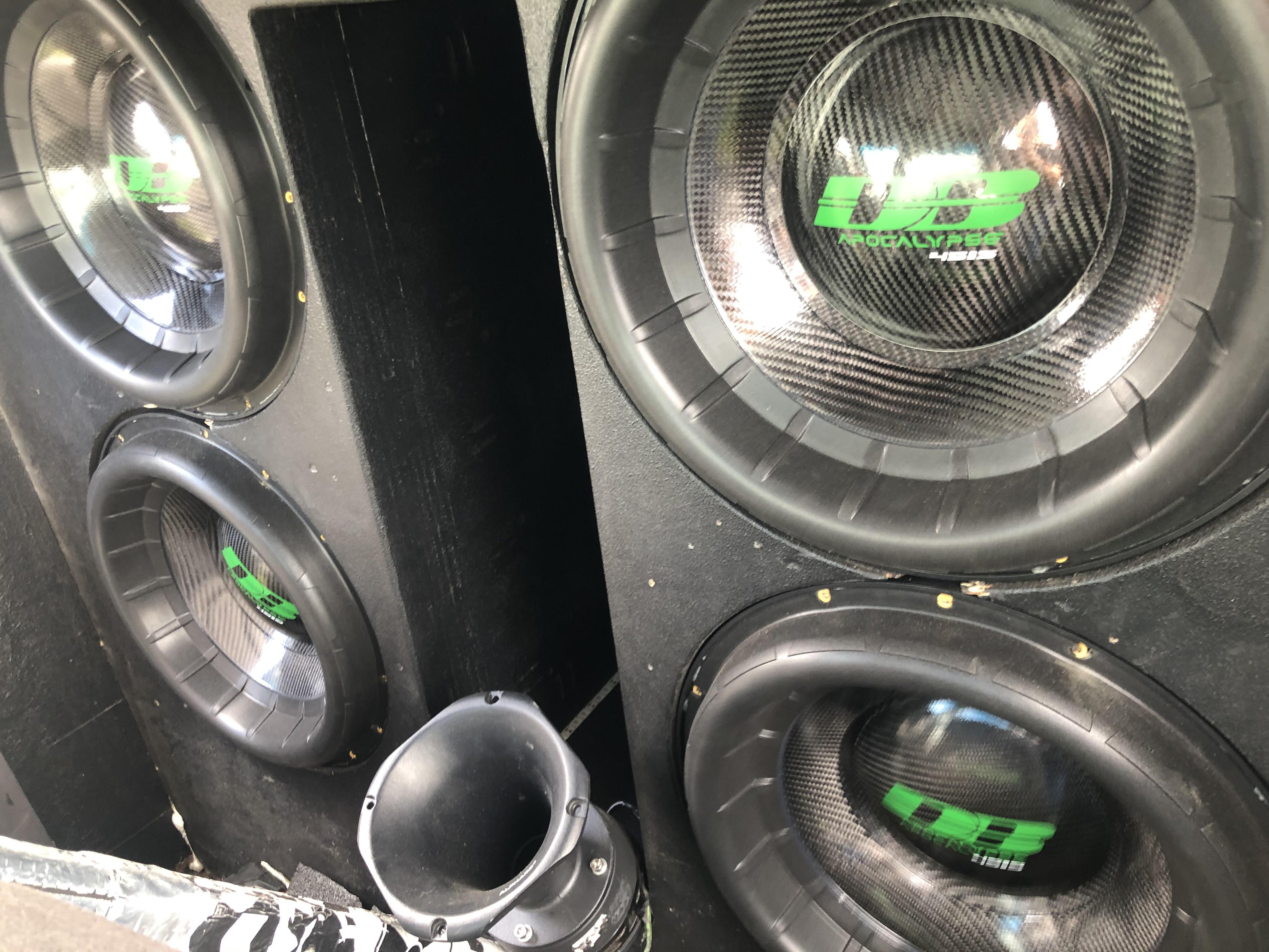 Just installed 4 brand new deaf bonce db-4515’s running them on 8 deaf