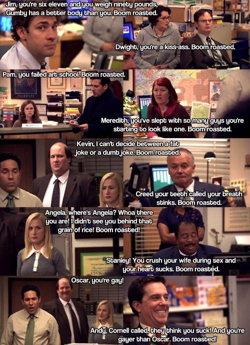 Boom roasted r/DunderMifflin