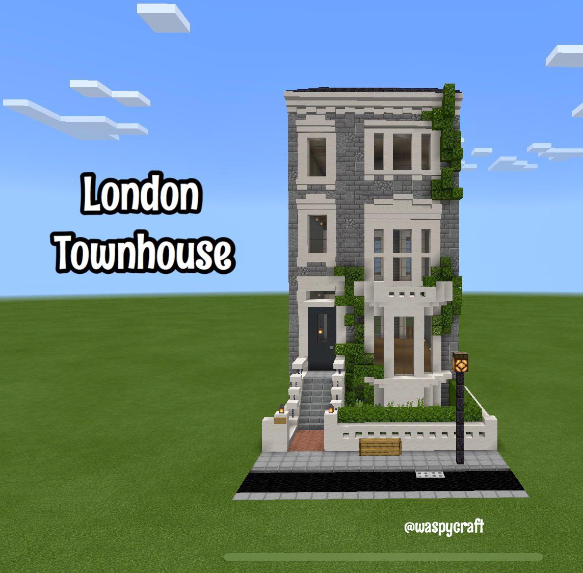 London townhouse Minecraftbuilds