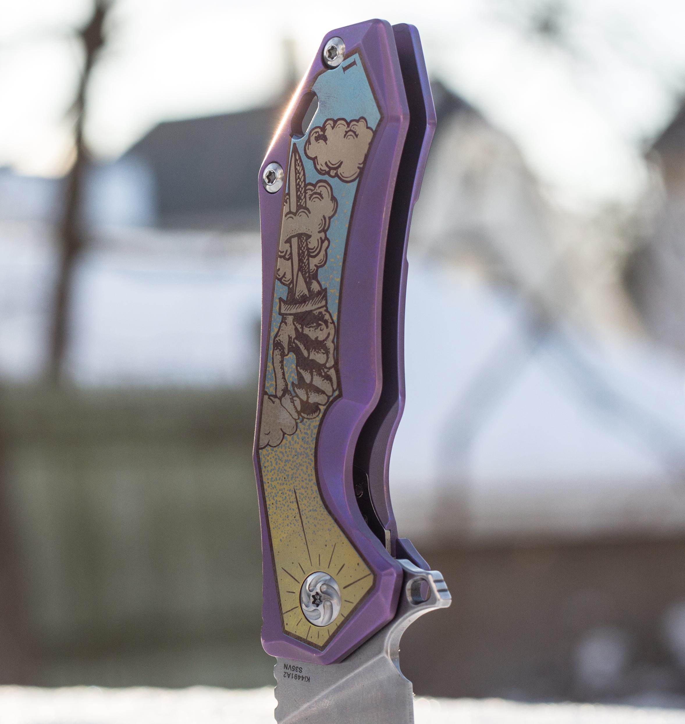 My first knife collaboration is finally out! r/Knifeporn