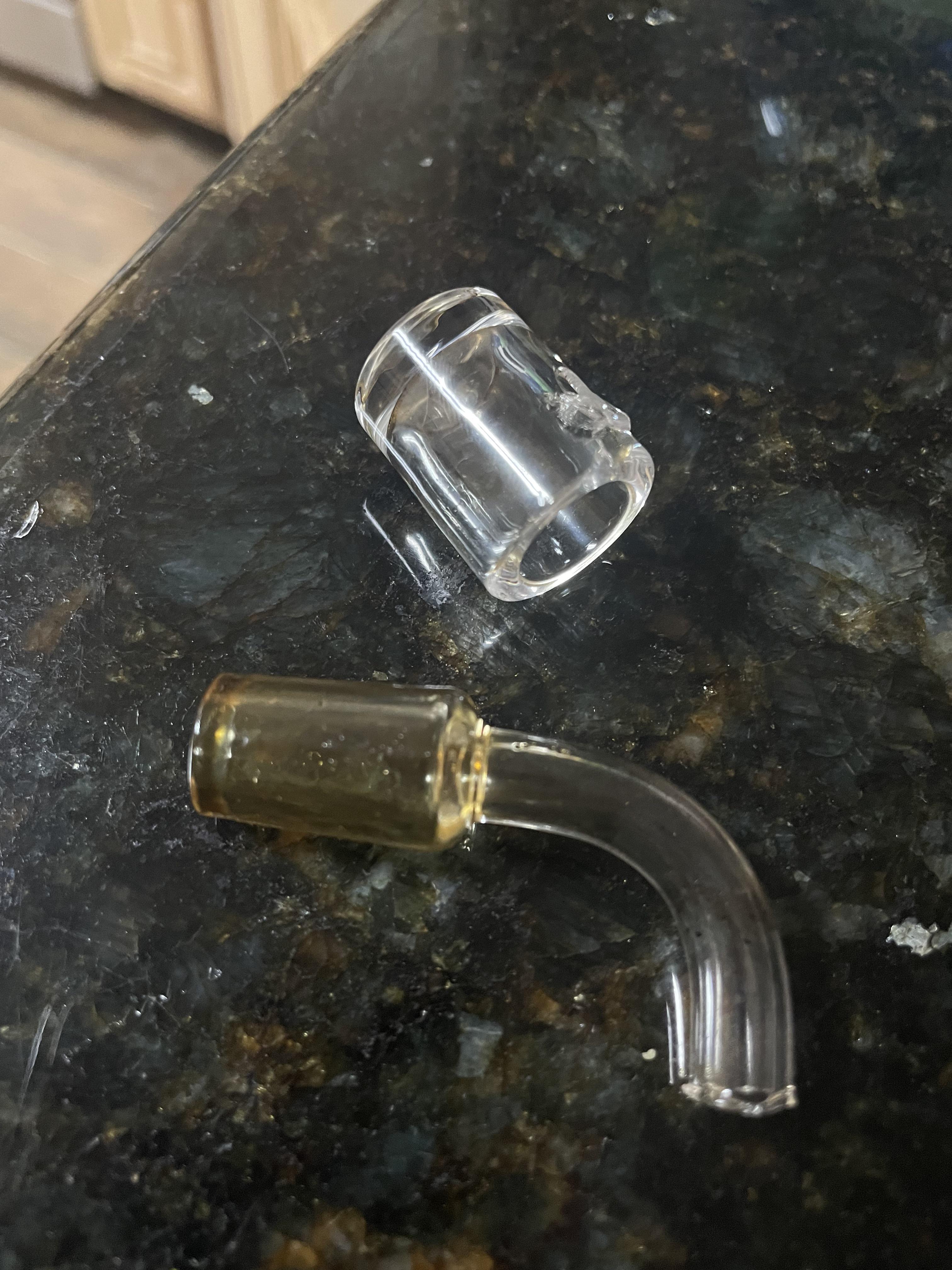 Finally decide to clean my banger and, well. r/Dabs