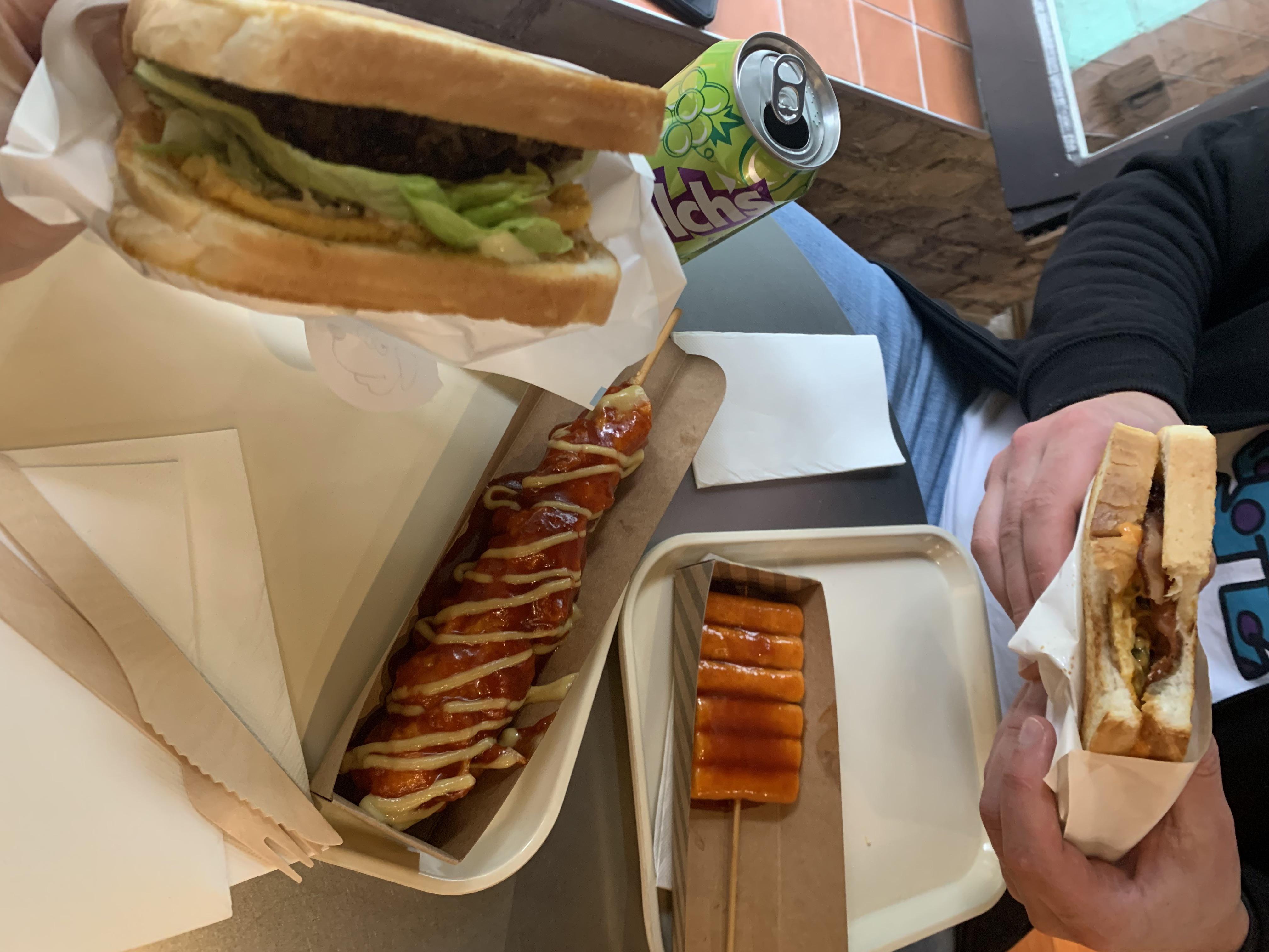 Yummy but EXPENSIVE Korean toasted sandwiches Swings r/aucklandeats