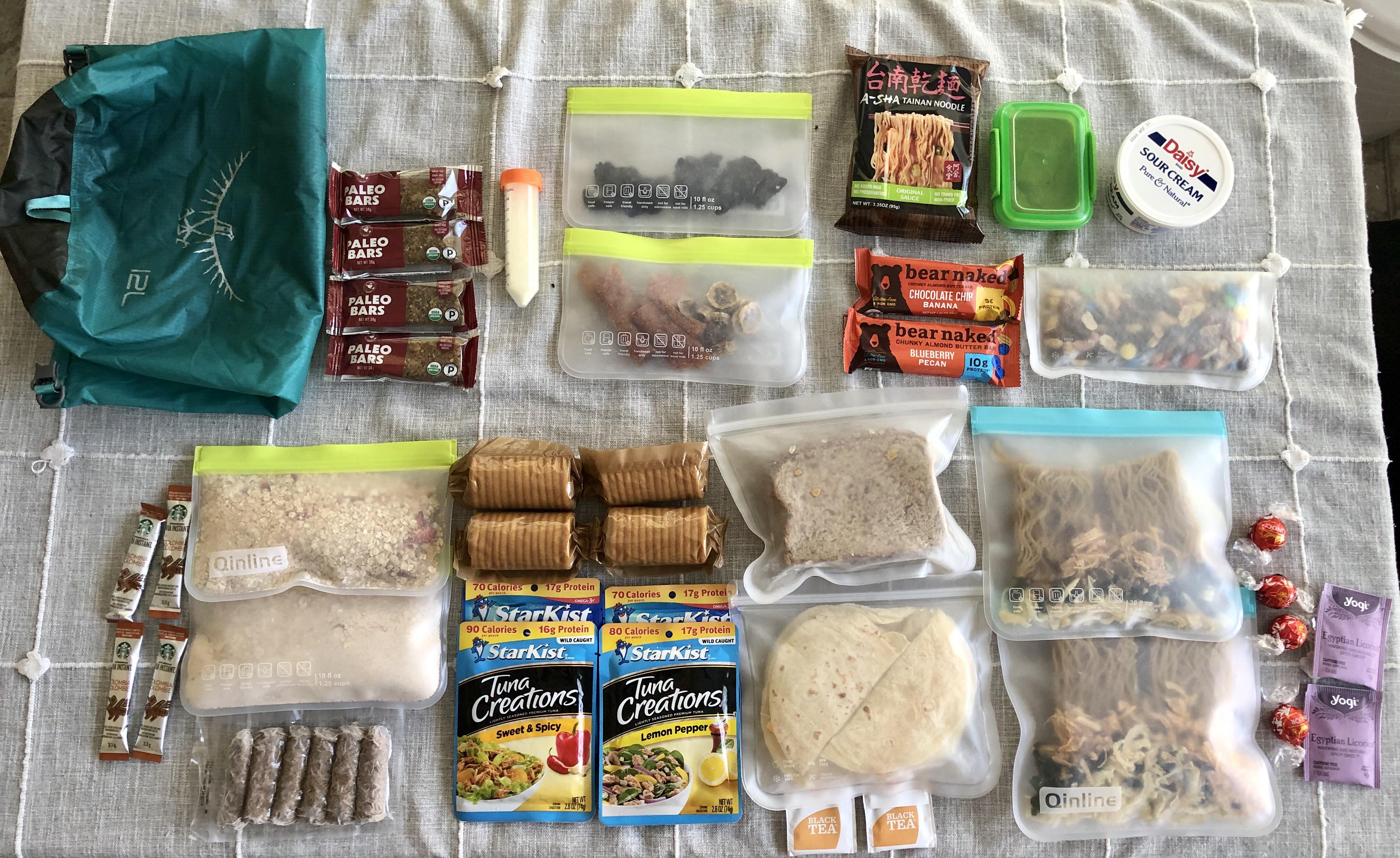 Food 2 people 3 days backpacking in Northern Utah r/CampingGear