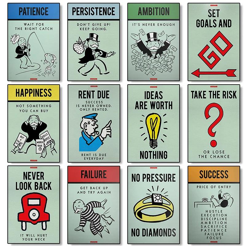 Monopoly Motivational Posters atelieryuwa.ciao.jp