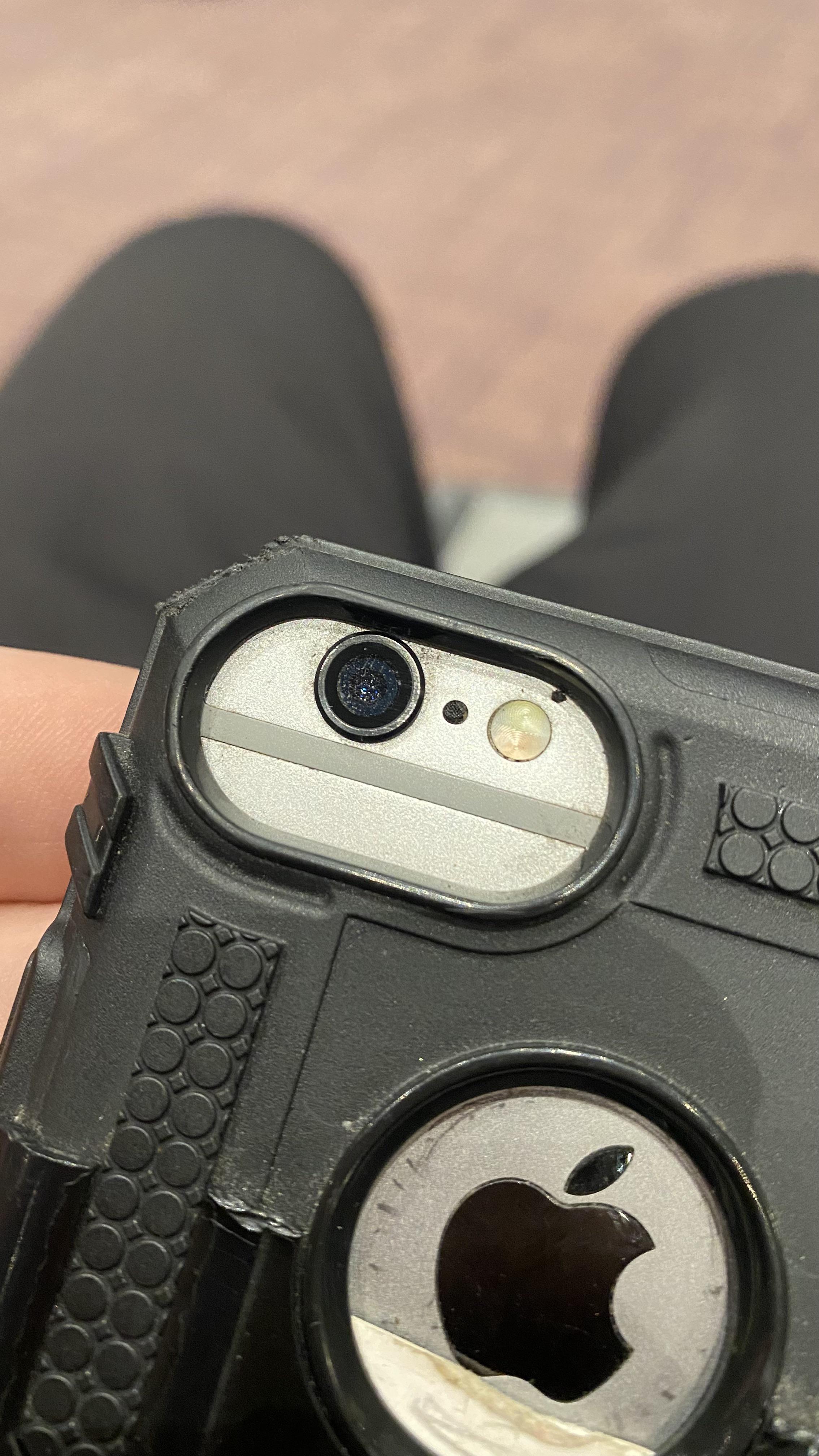 Phone has dust inside the camera lens mildlyinfuriating