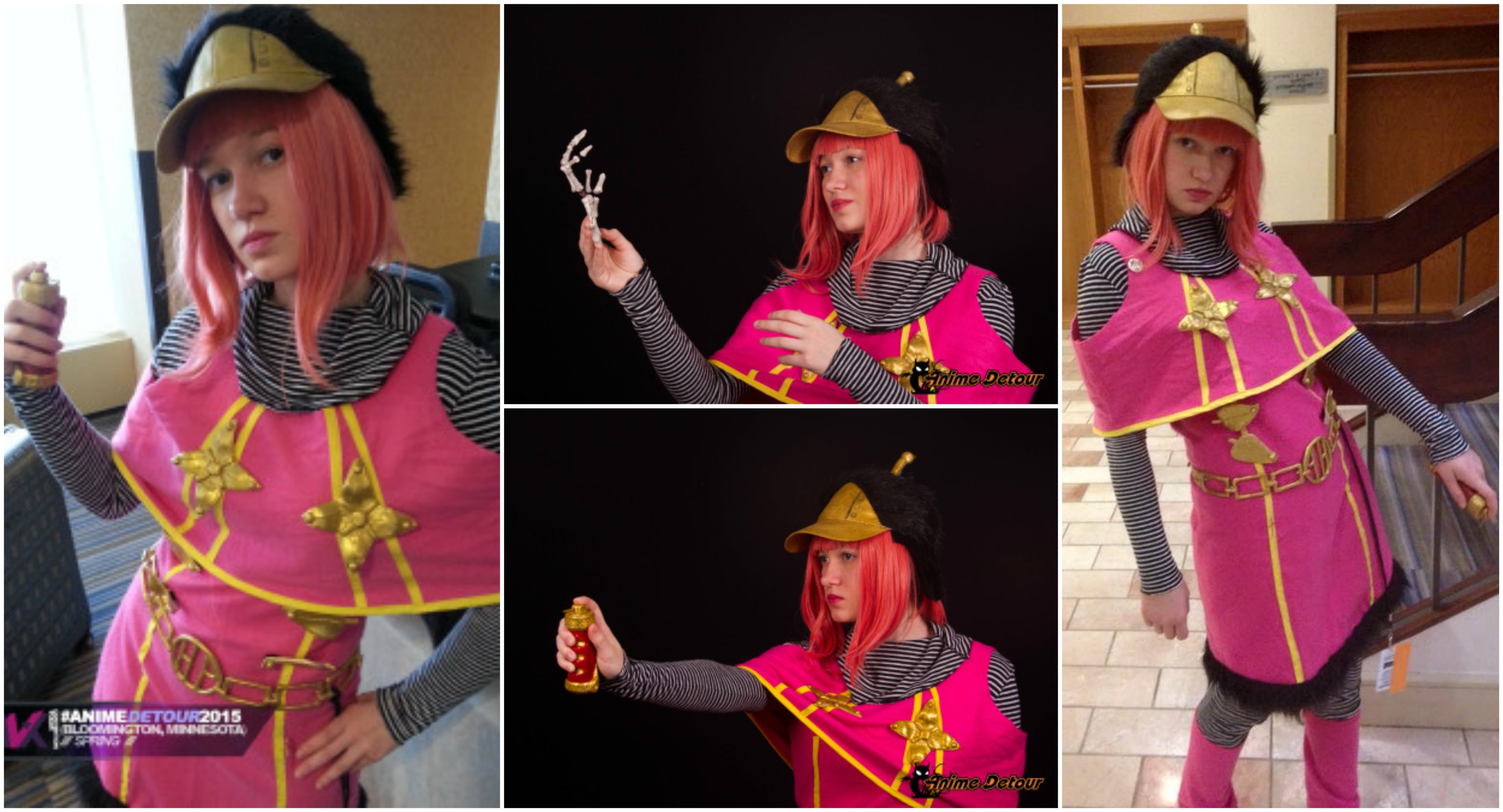 My Hot Pants cosplay, complete with a corpse piece and Cream Starter