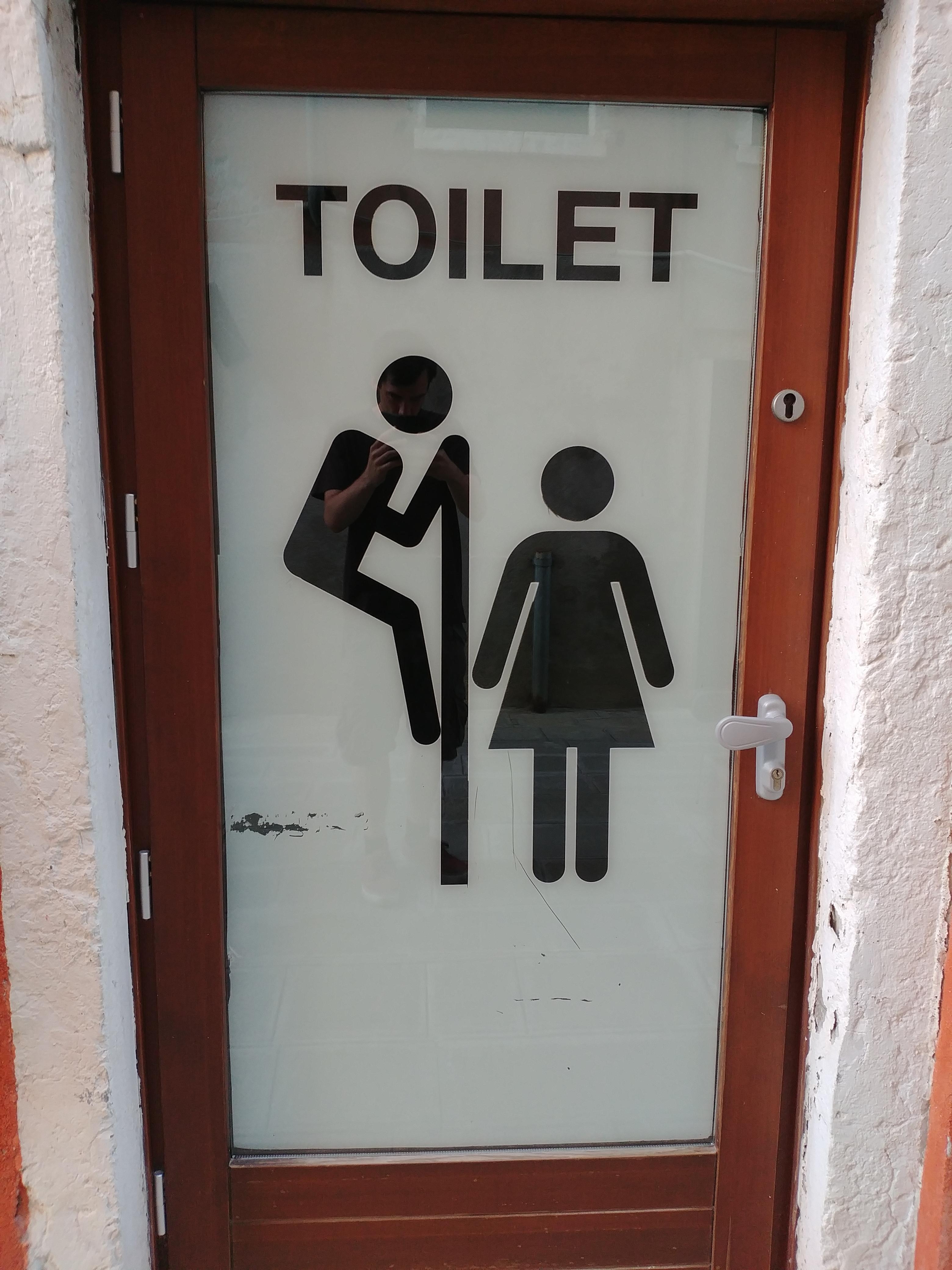 Unisex toilets in Venice, Italy r/pics