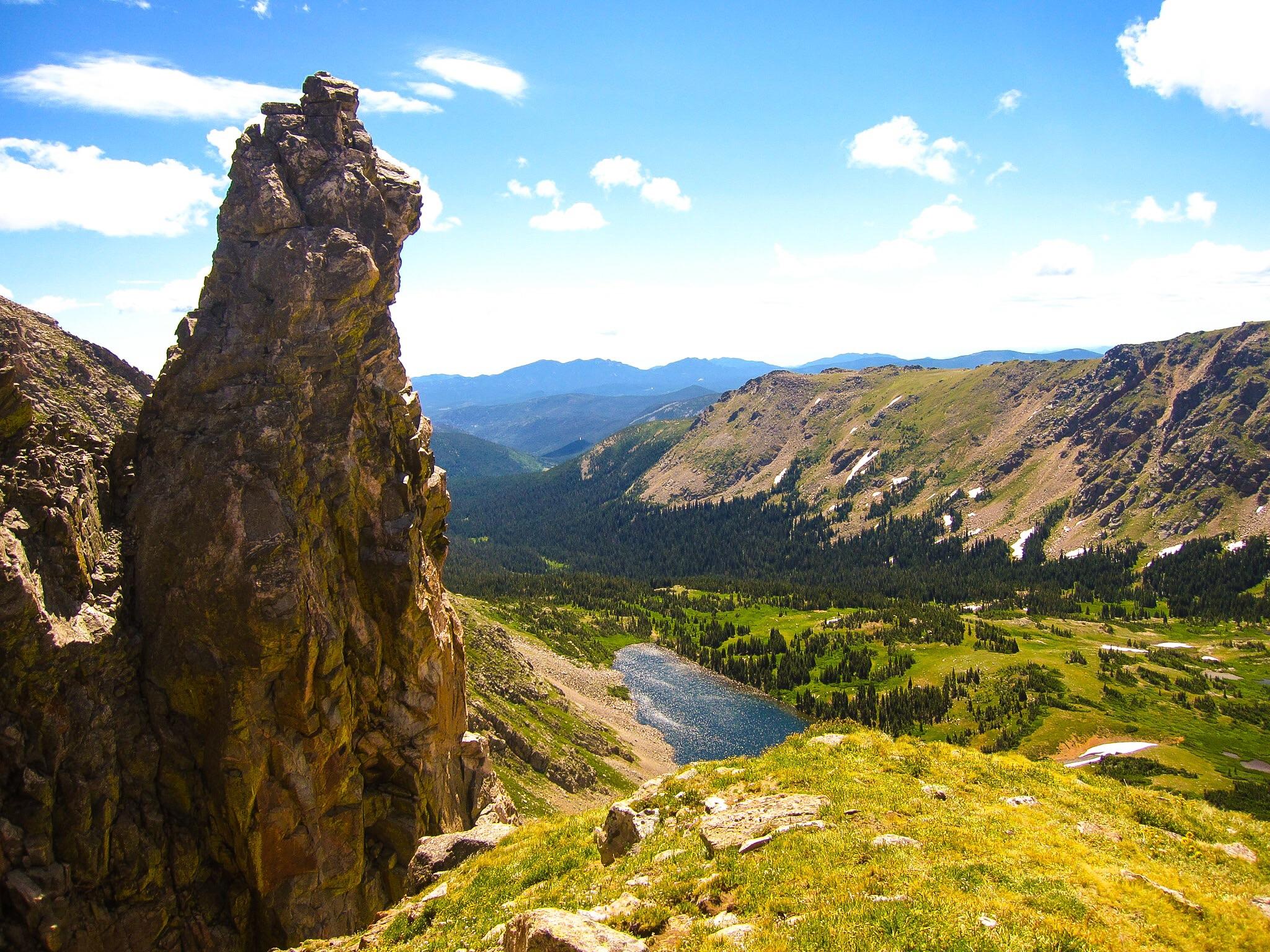 The Devils Thumb in the Indian Peaks Wilderness, CO. Taken on a