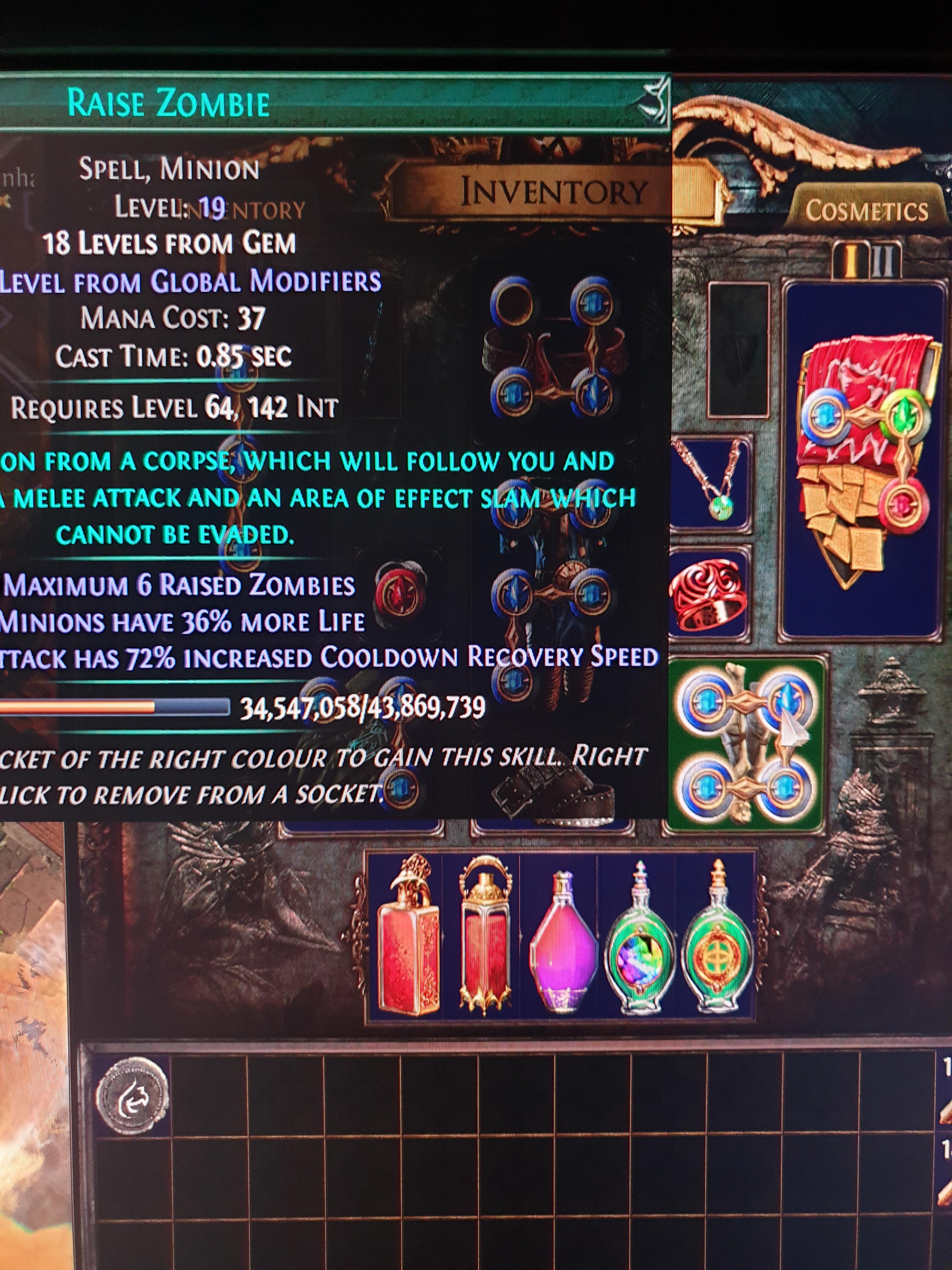 Does this mean u get all 4 skill gems on zombie? r/pathofexile