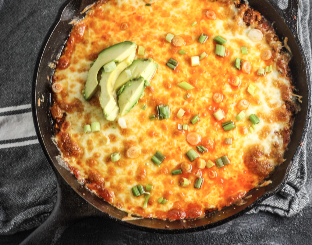 Keto Warm Cheesy Chorizo Dip just in time for the Super Bowl r