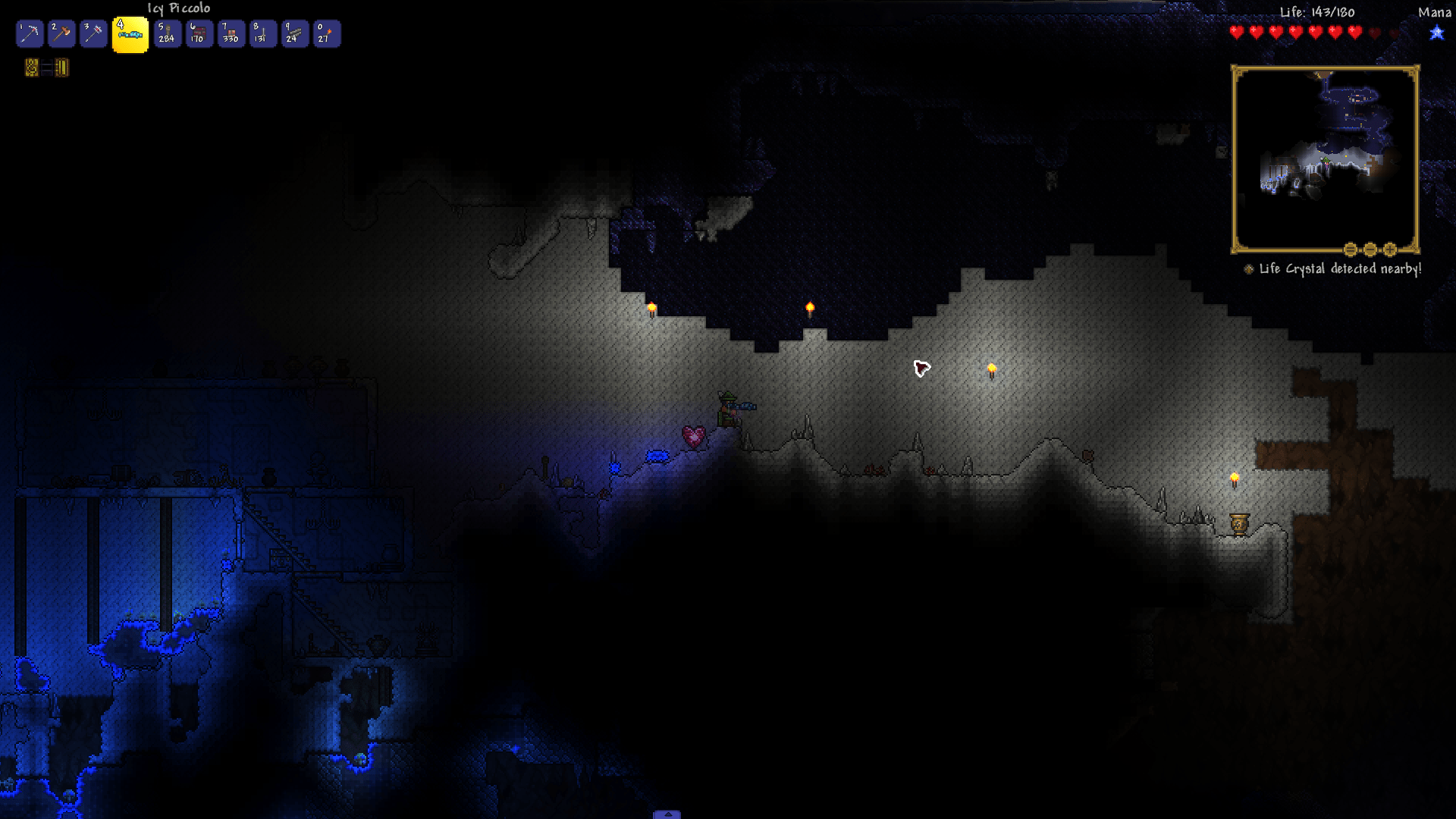 Marble, Granite, and Glowing Mushroom biomes all touching r/Terraria