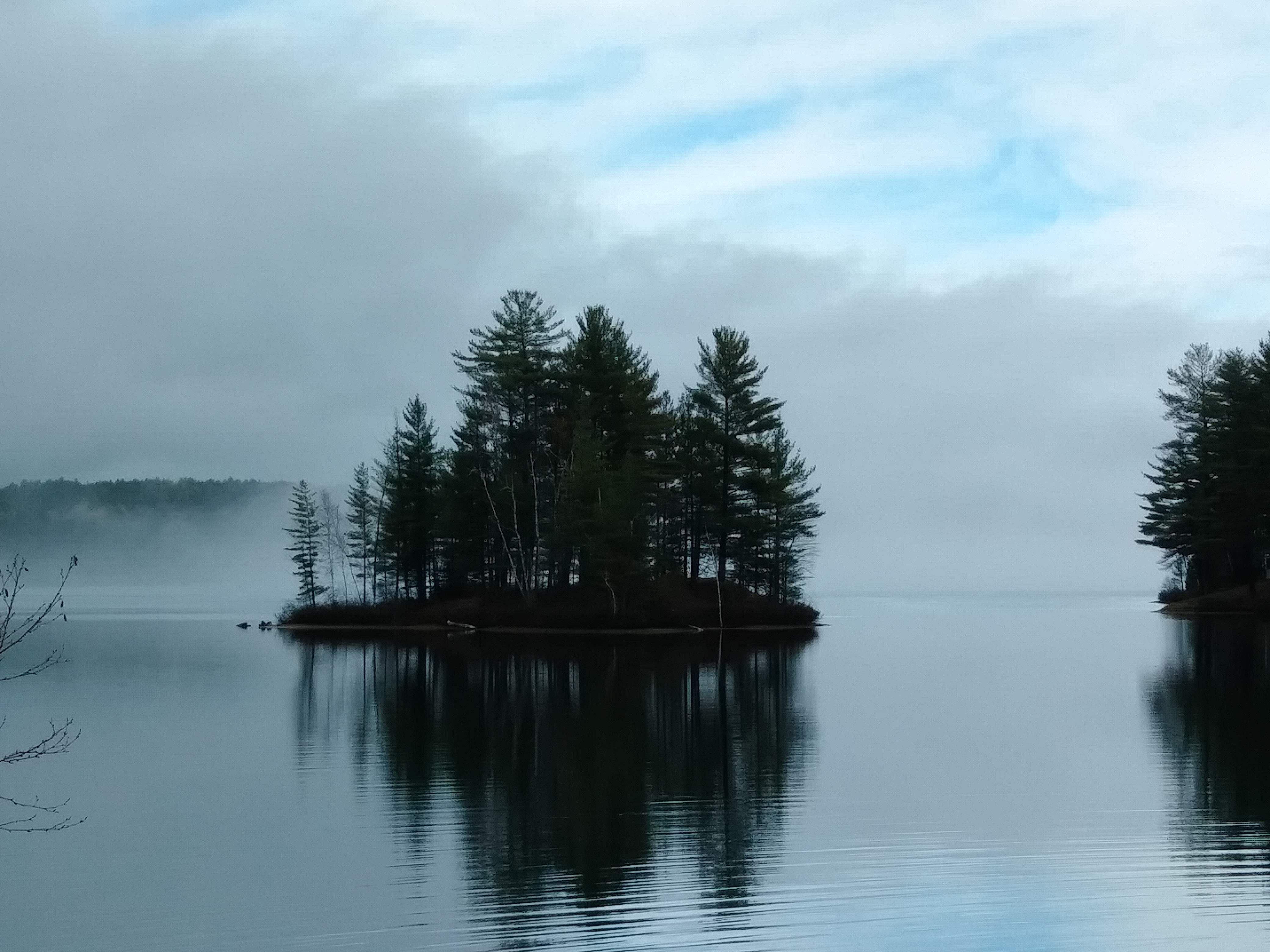 Lincoln Pond, from the causeway on Route 9. r/Adirondacks