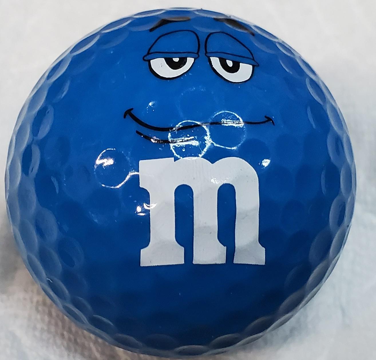 Found this blue m&m ball r/golf