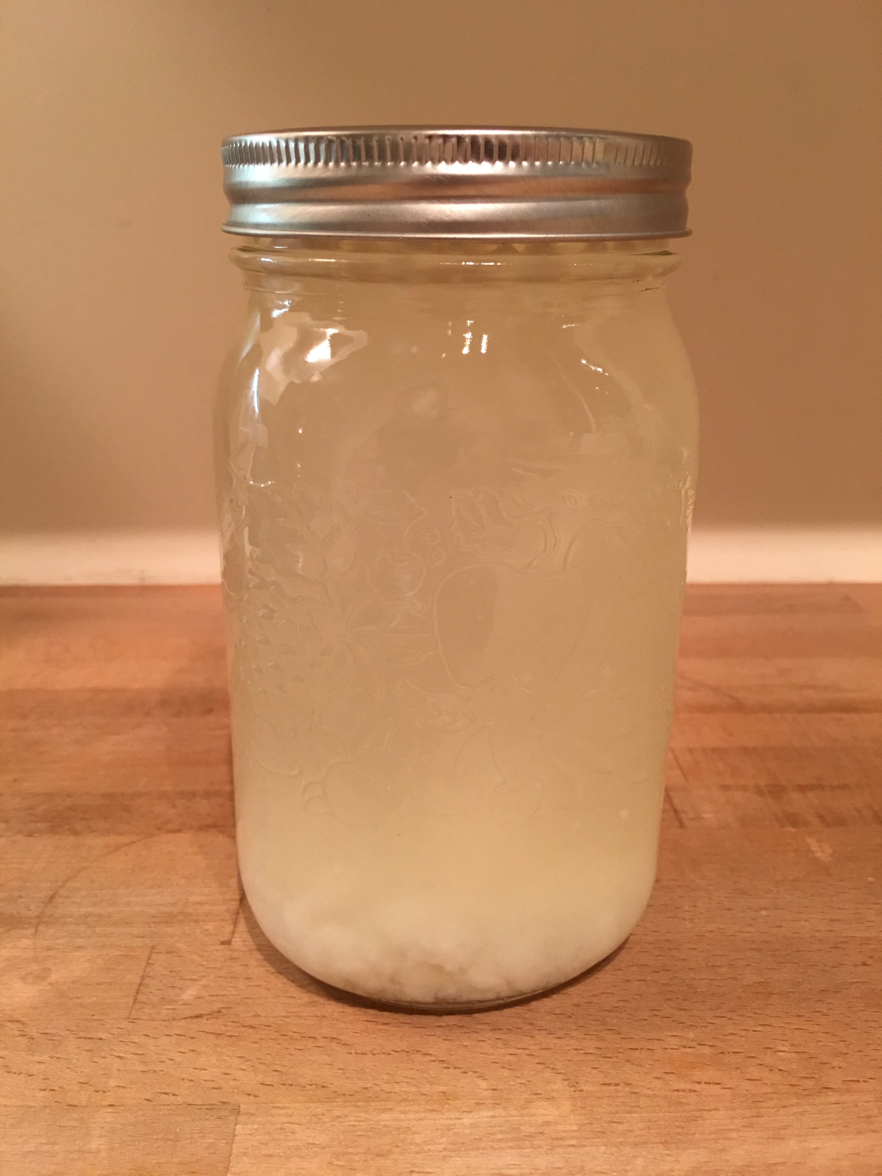 Supposedly coconut kefir after 72 hours r/fermentation