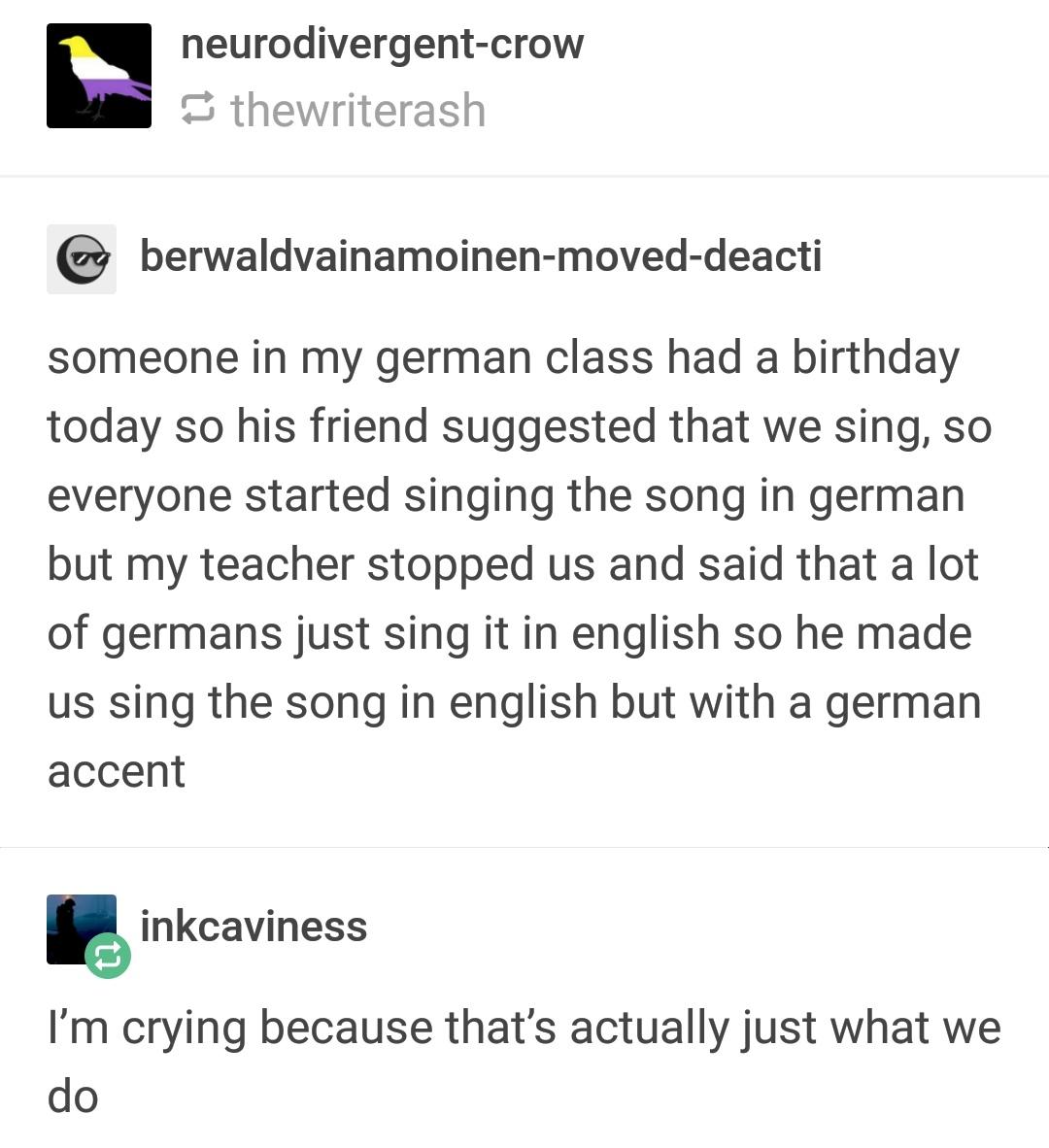 German Class r/tumblr