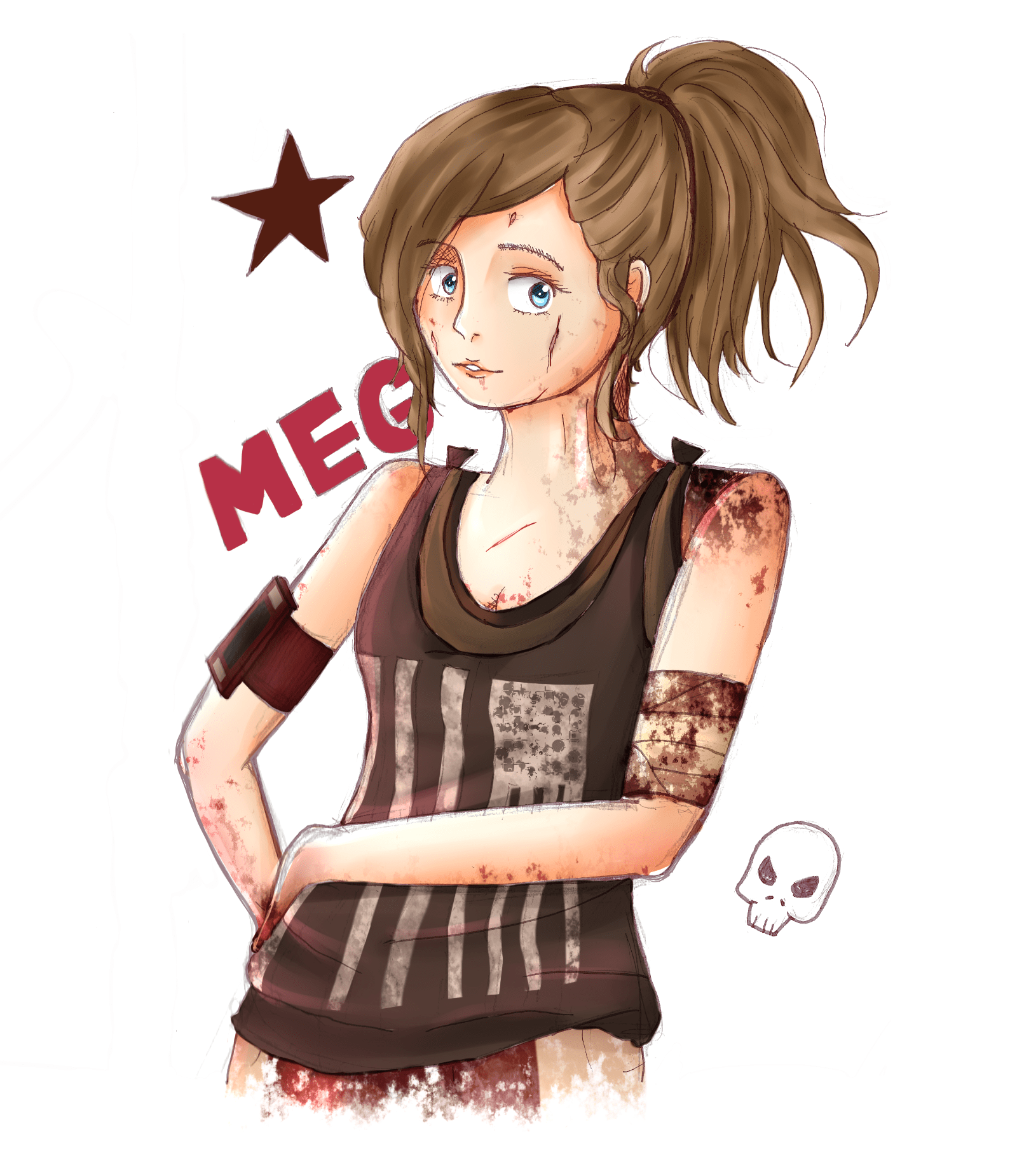 Meg Thomas Fanart deadbydaylight