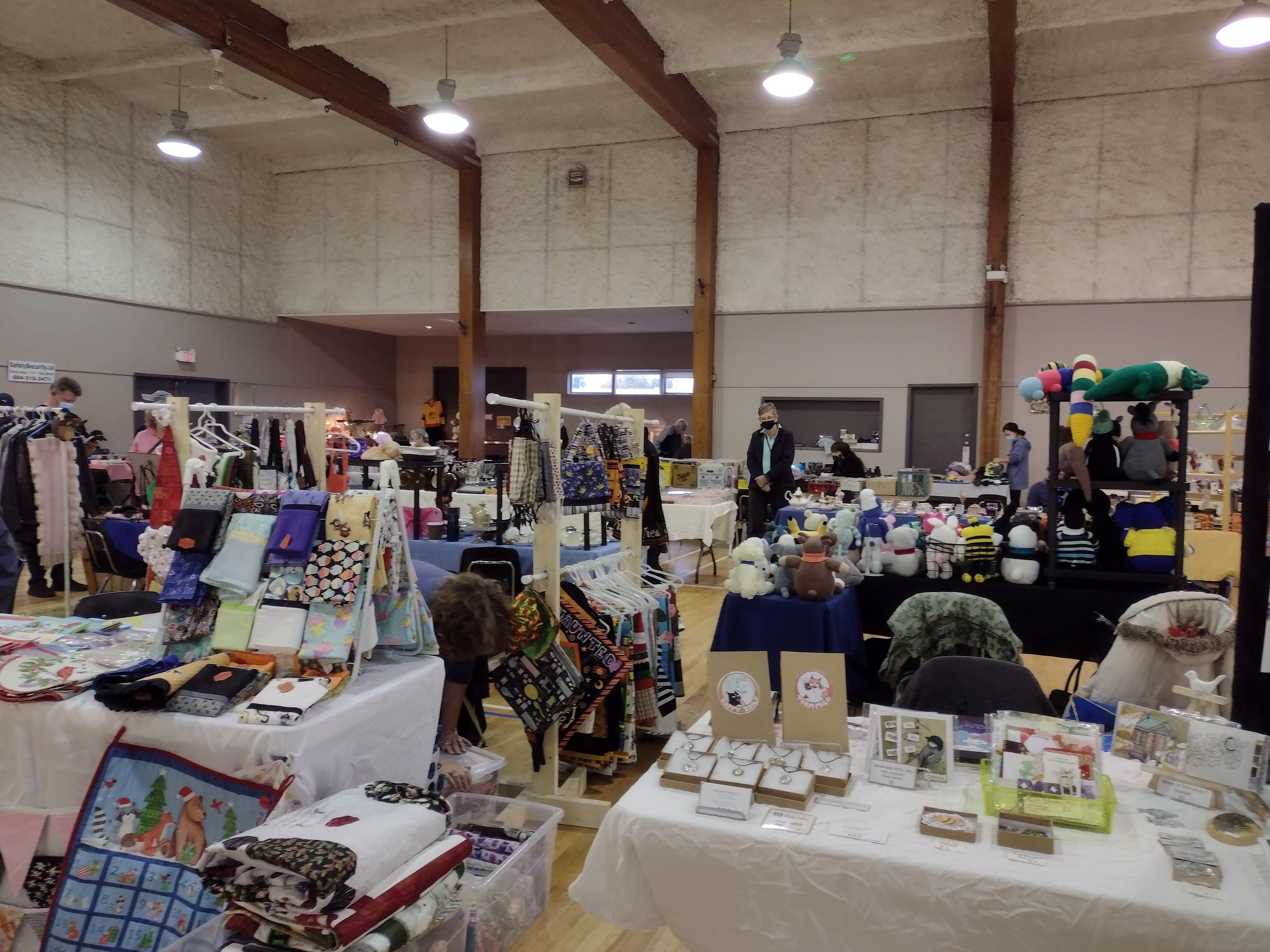 Cloverdale flea market has reopened the indoor sections (with vax pass