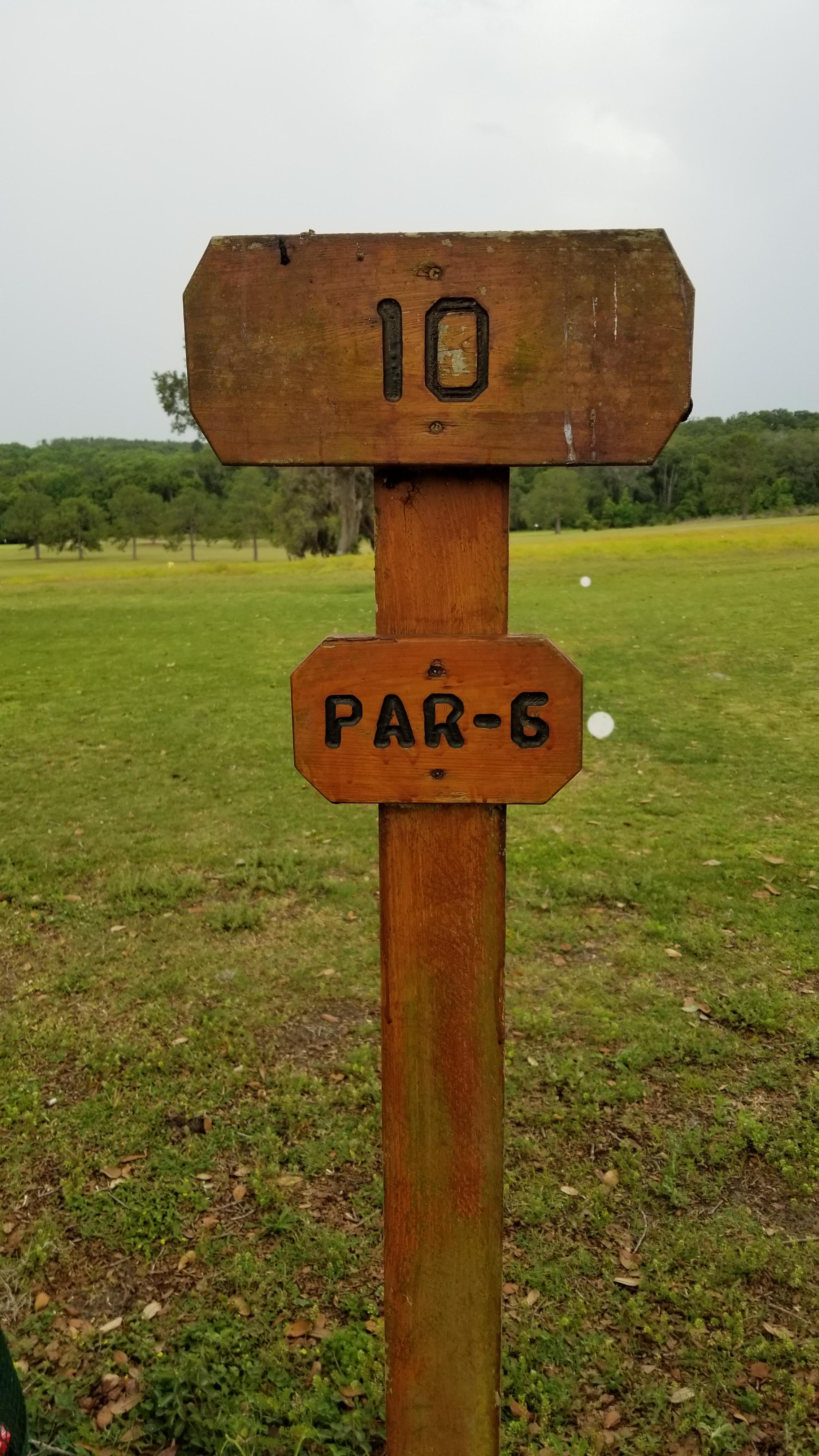 Par 6. The Abbey Course, St. Leo University, Zephyr Hills, Fl. The only par 6 I have ever seen