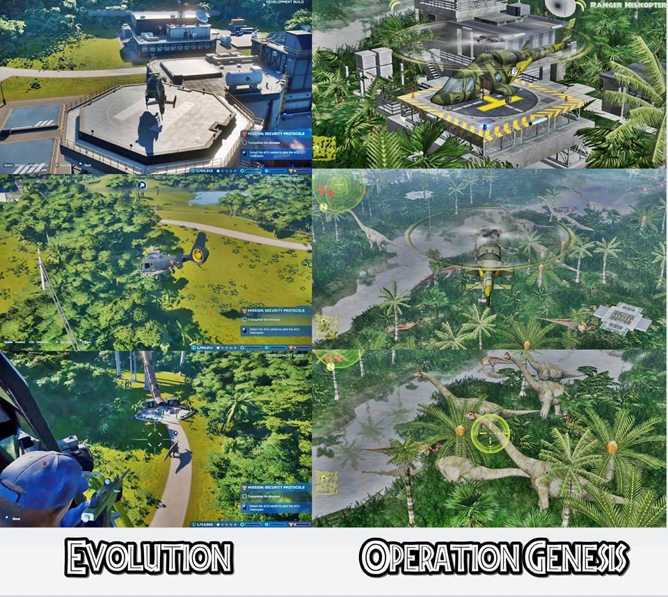 ACU Centre(JWE) vs Ranger Station(JPOG) r/jurassicworldevo