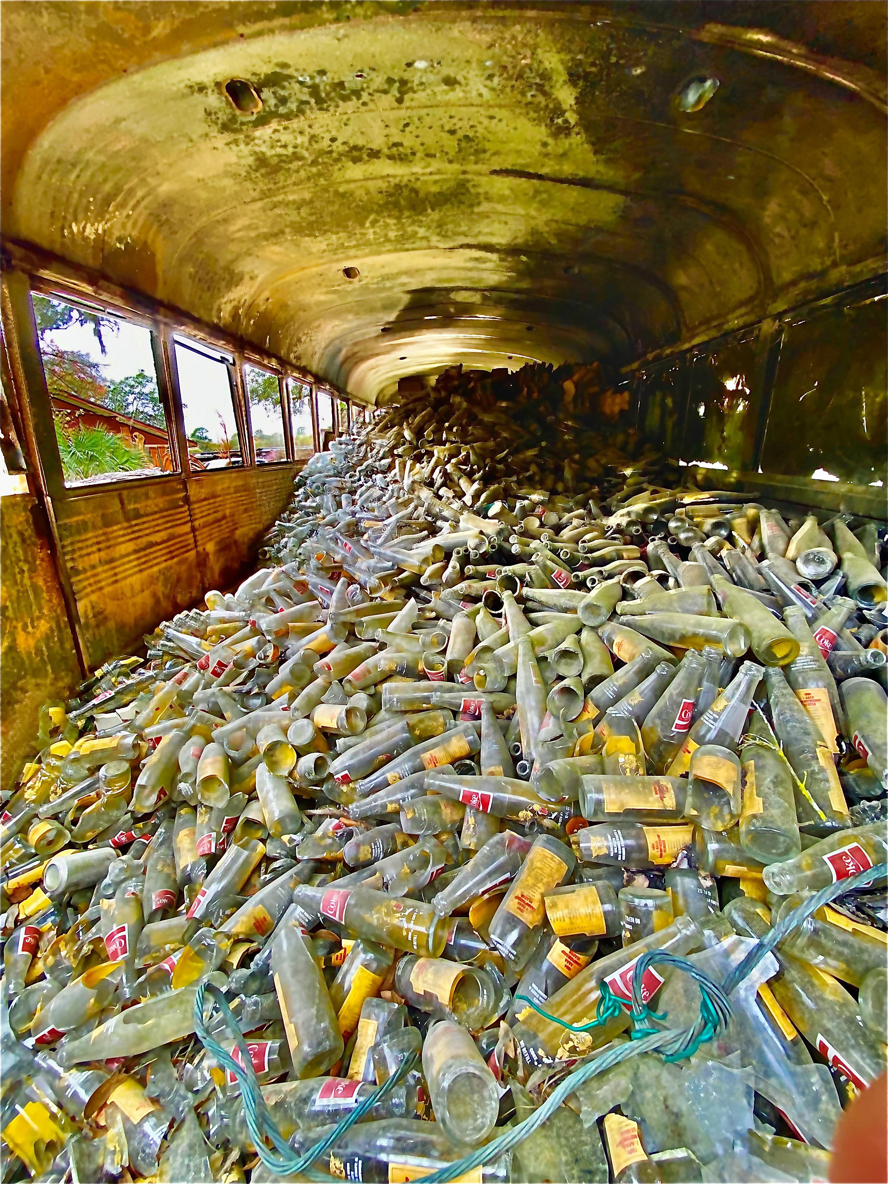 [Request] how many bottles fit in a standard school bus and how much