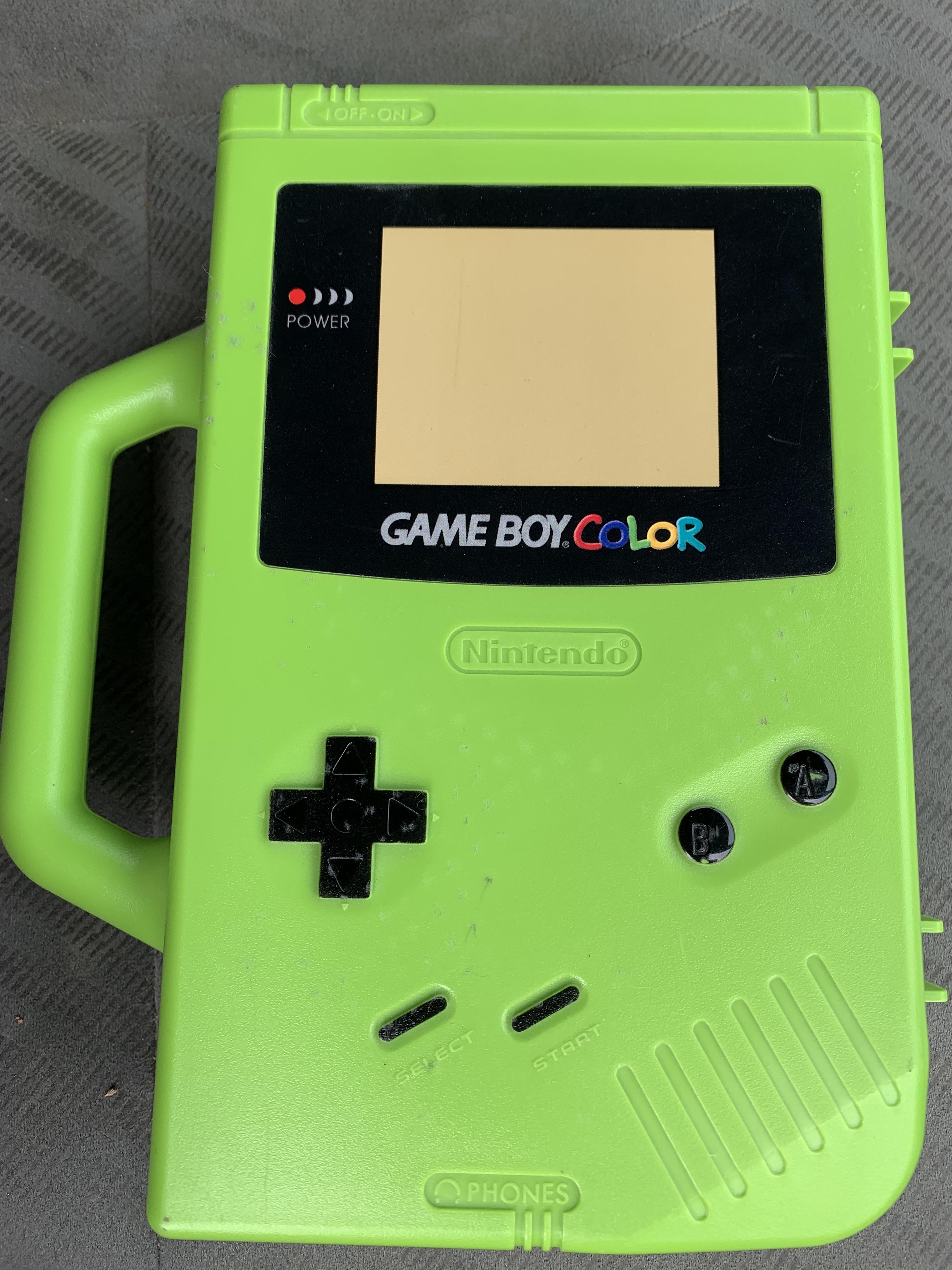 Green Gameboy Color Travel Case r/Gameboy