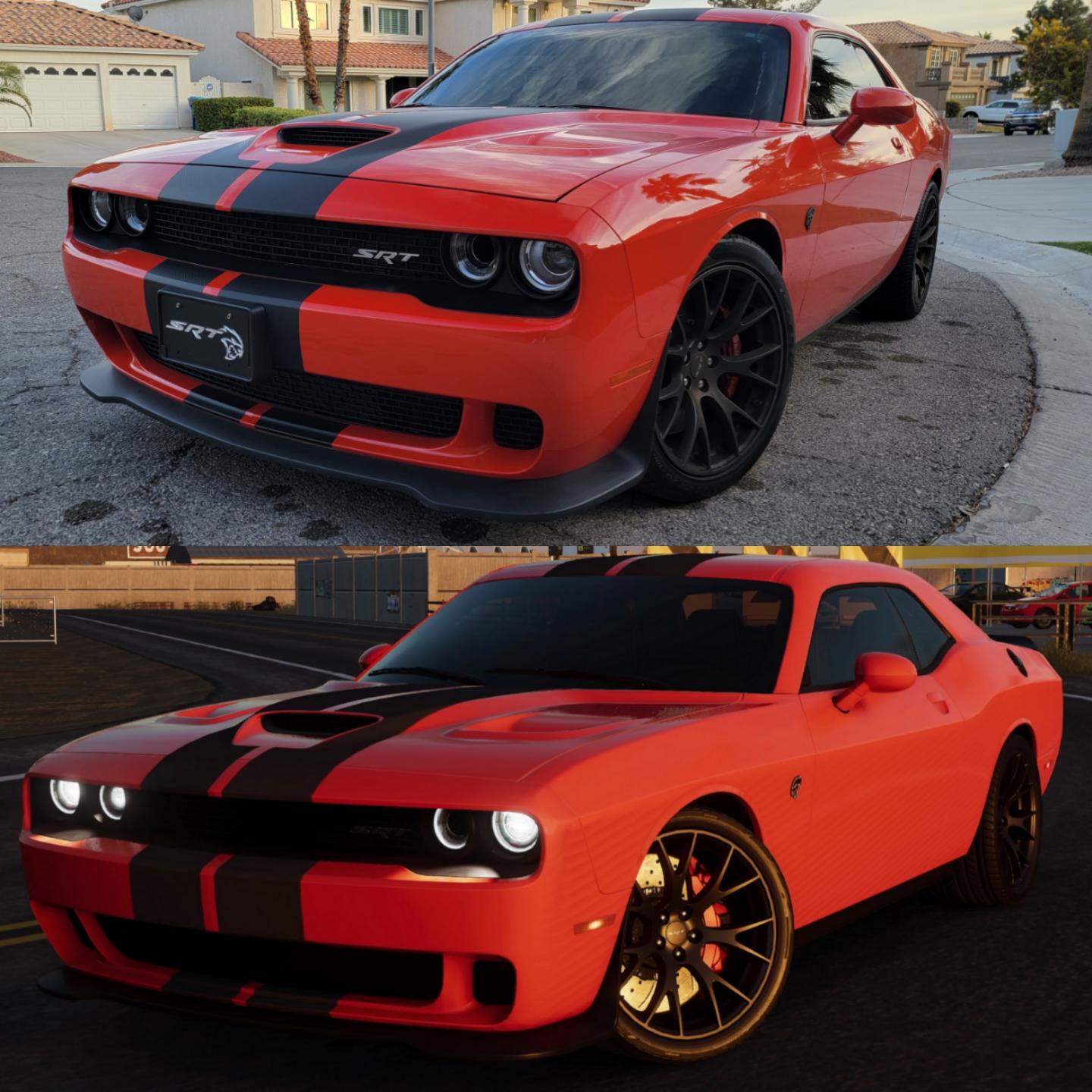 The Hellcat I rented in real life vs the Hellcat I just bought in The