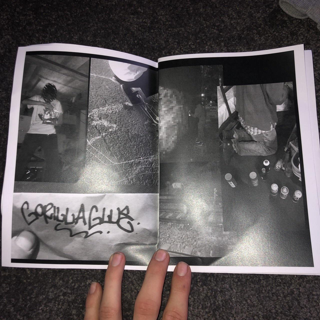 “No where fast zine” an old collection of black and white phone photos