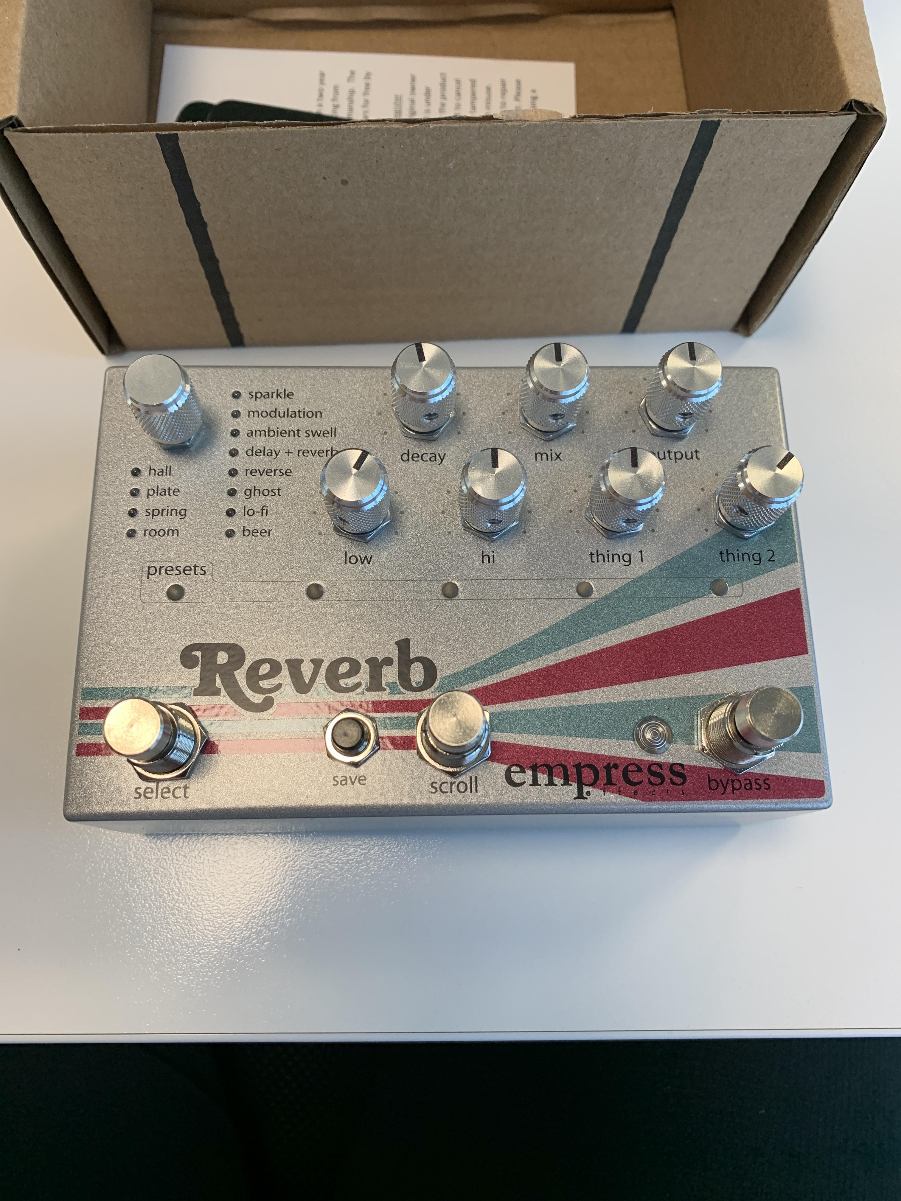 NPD Empress Reverb guitarpedals