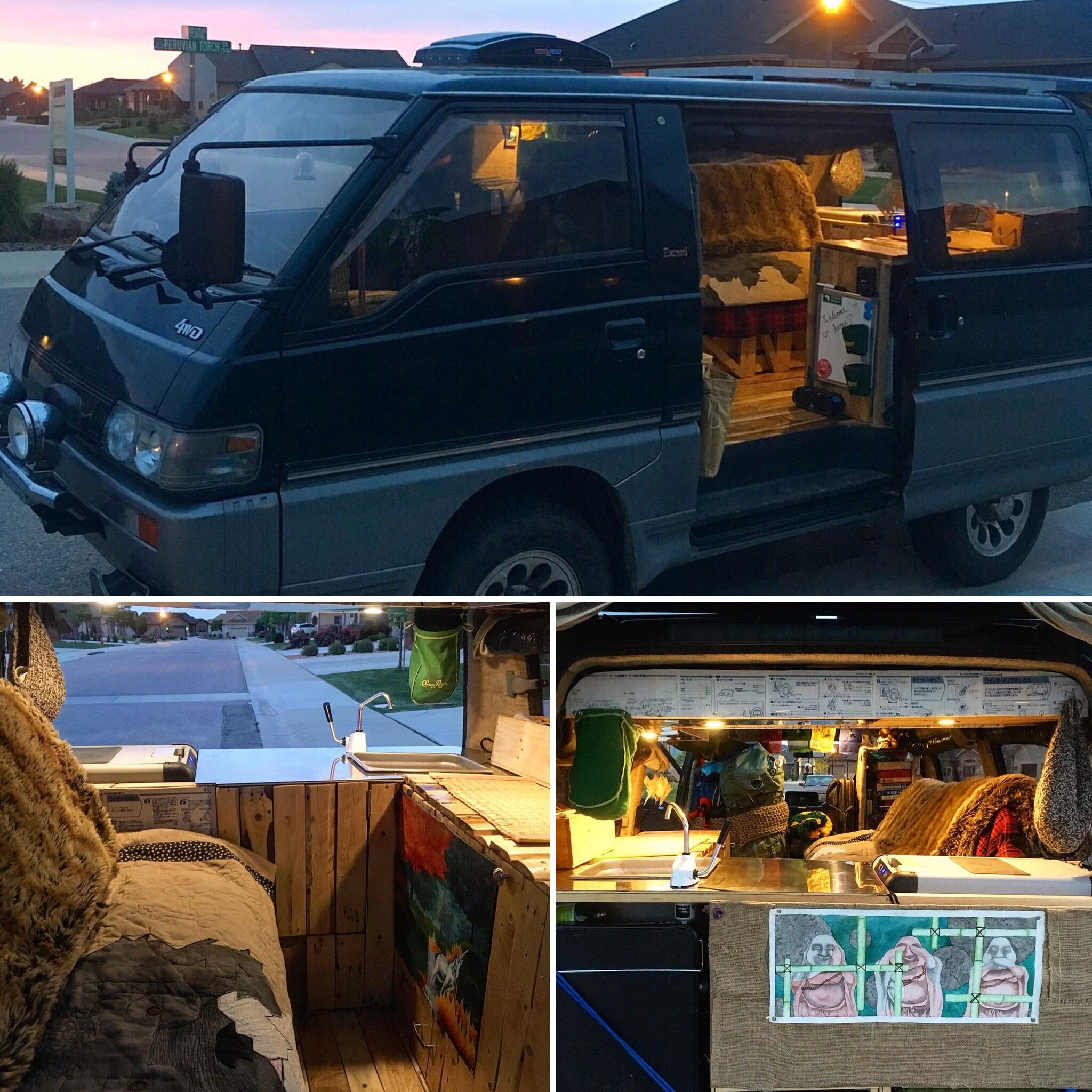 Our newly finished Delica! vandwellers