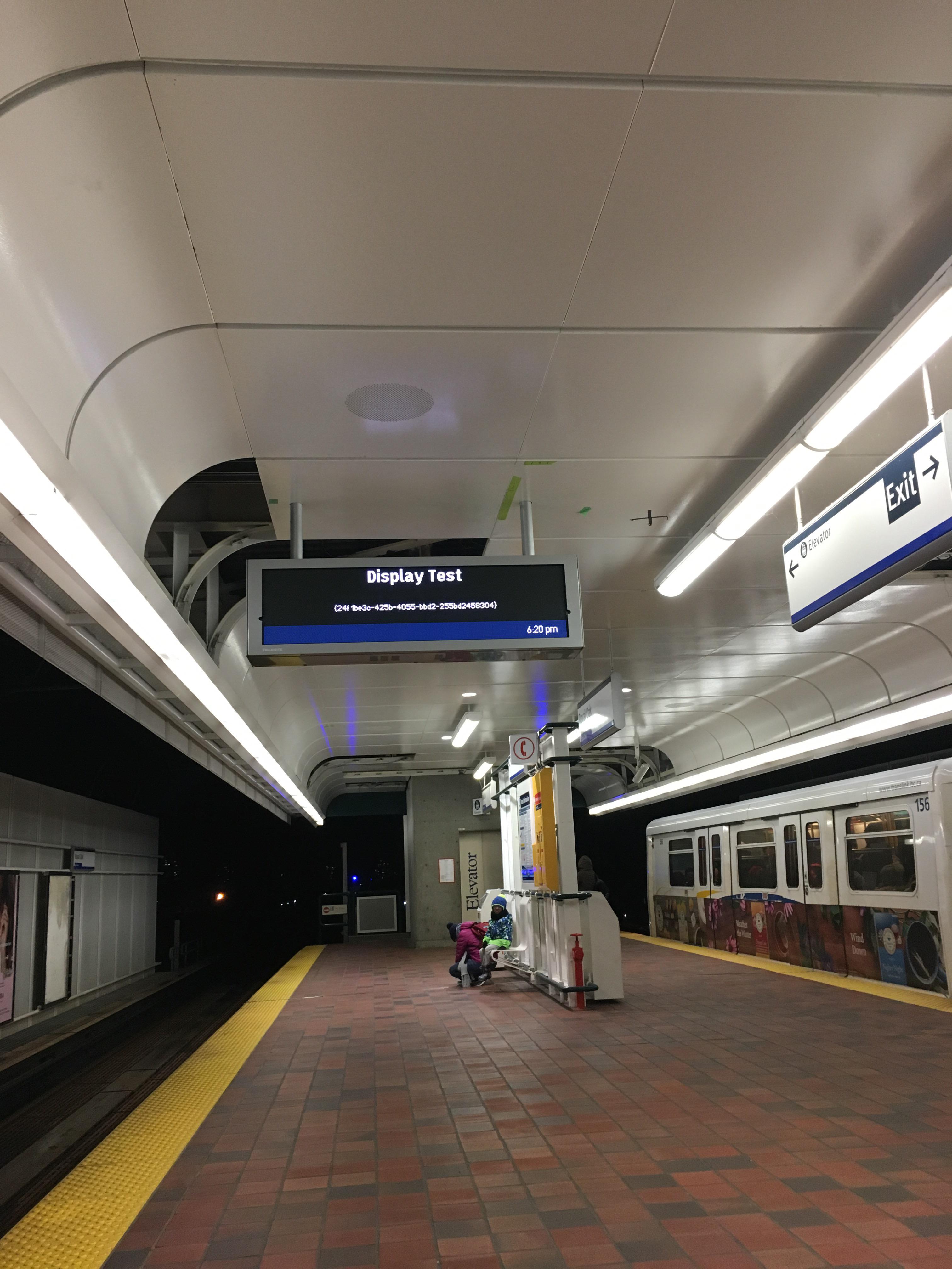 New displays at Royal Oak. Times are changing at this station (that has