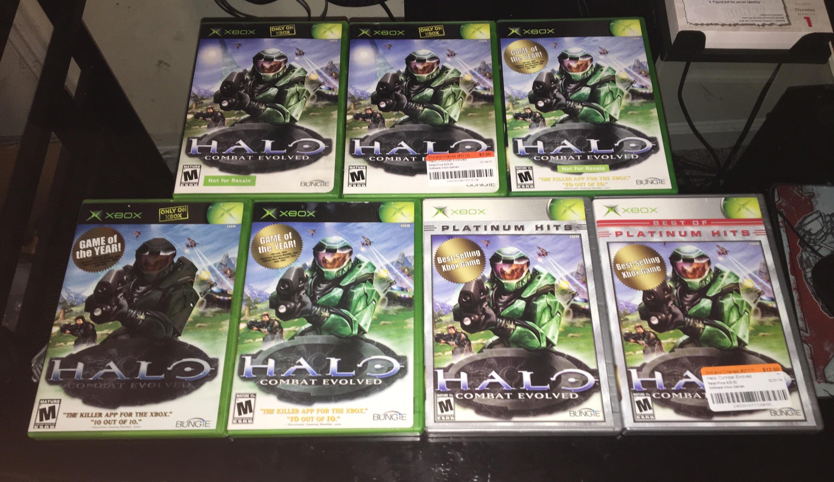 Halo Collection Each NA Copy of Halo Combat Evolved r/halo