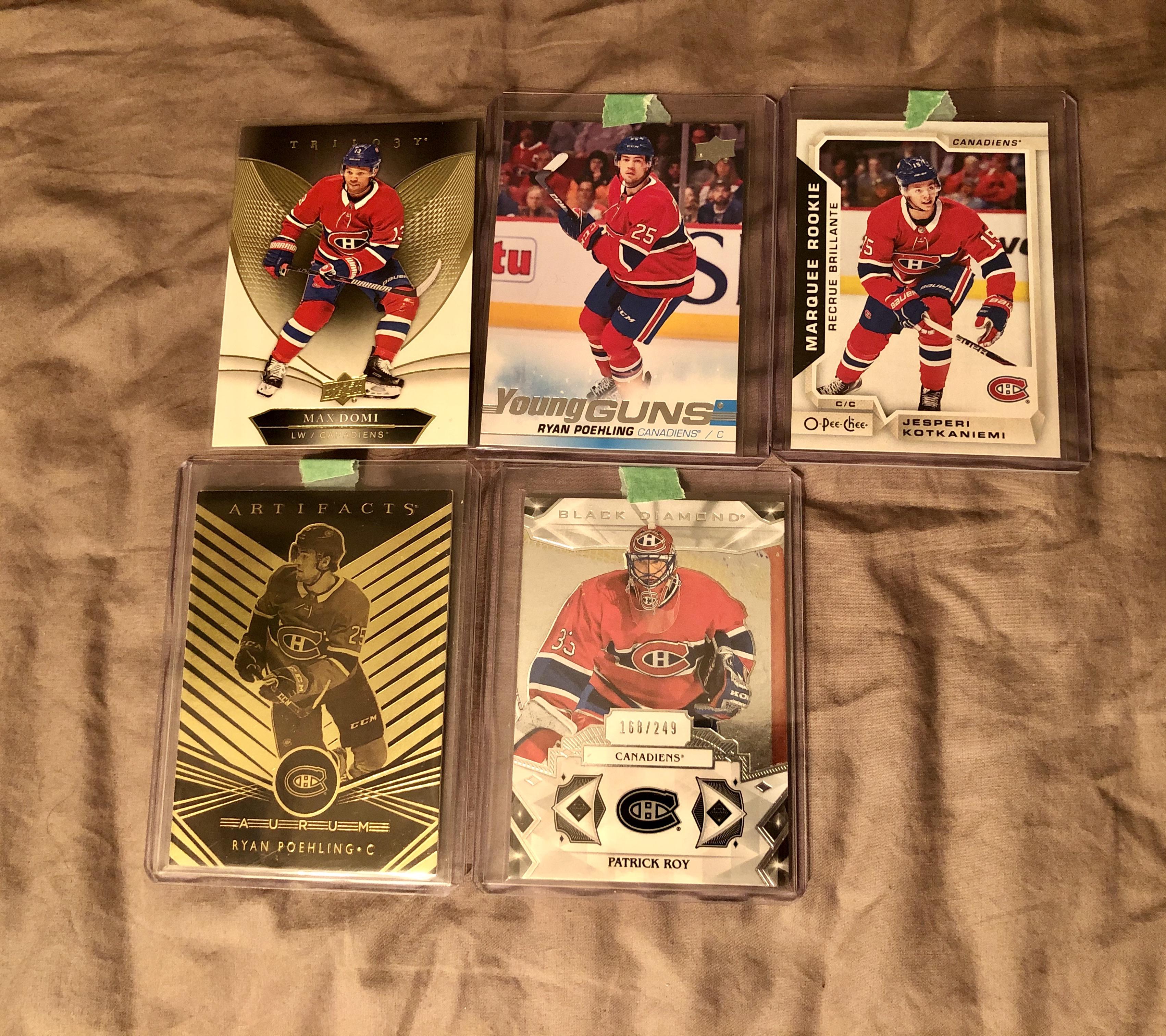 My first ever hockey cards from a small group break I was in! Can’t