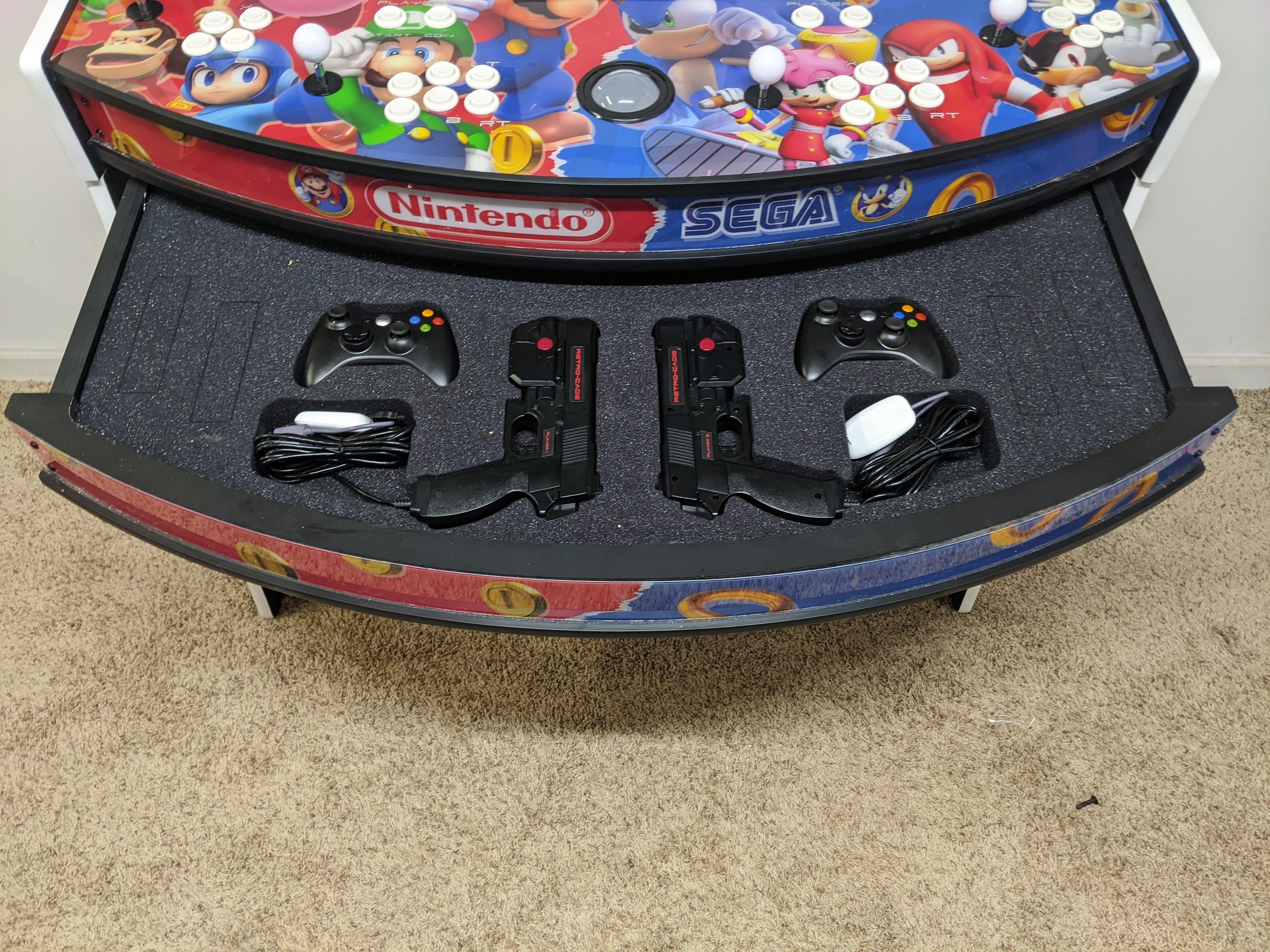 combining the 'pause' and 'insert coin' buttons MAME