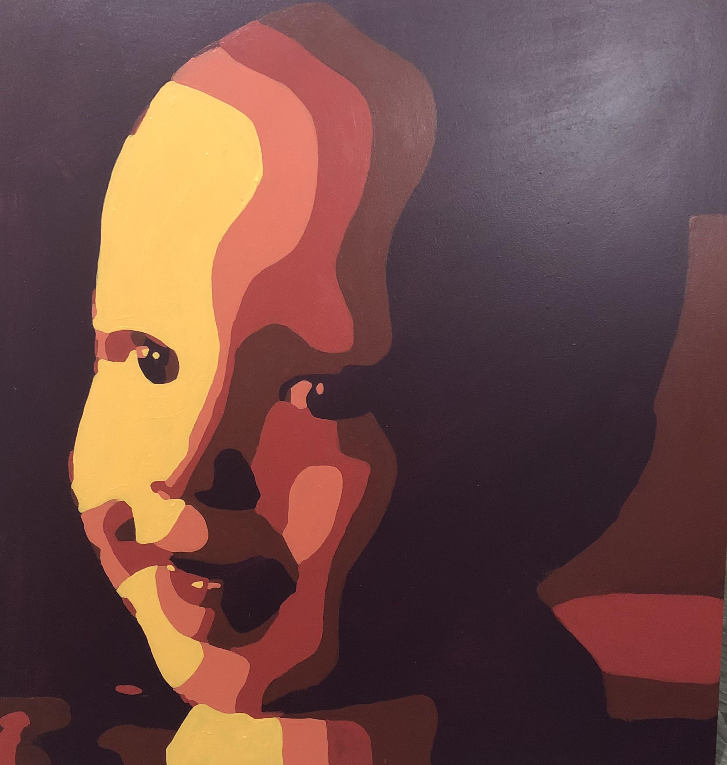 Mac, me, latex house paint, 2022 r/Art