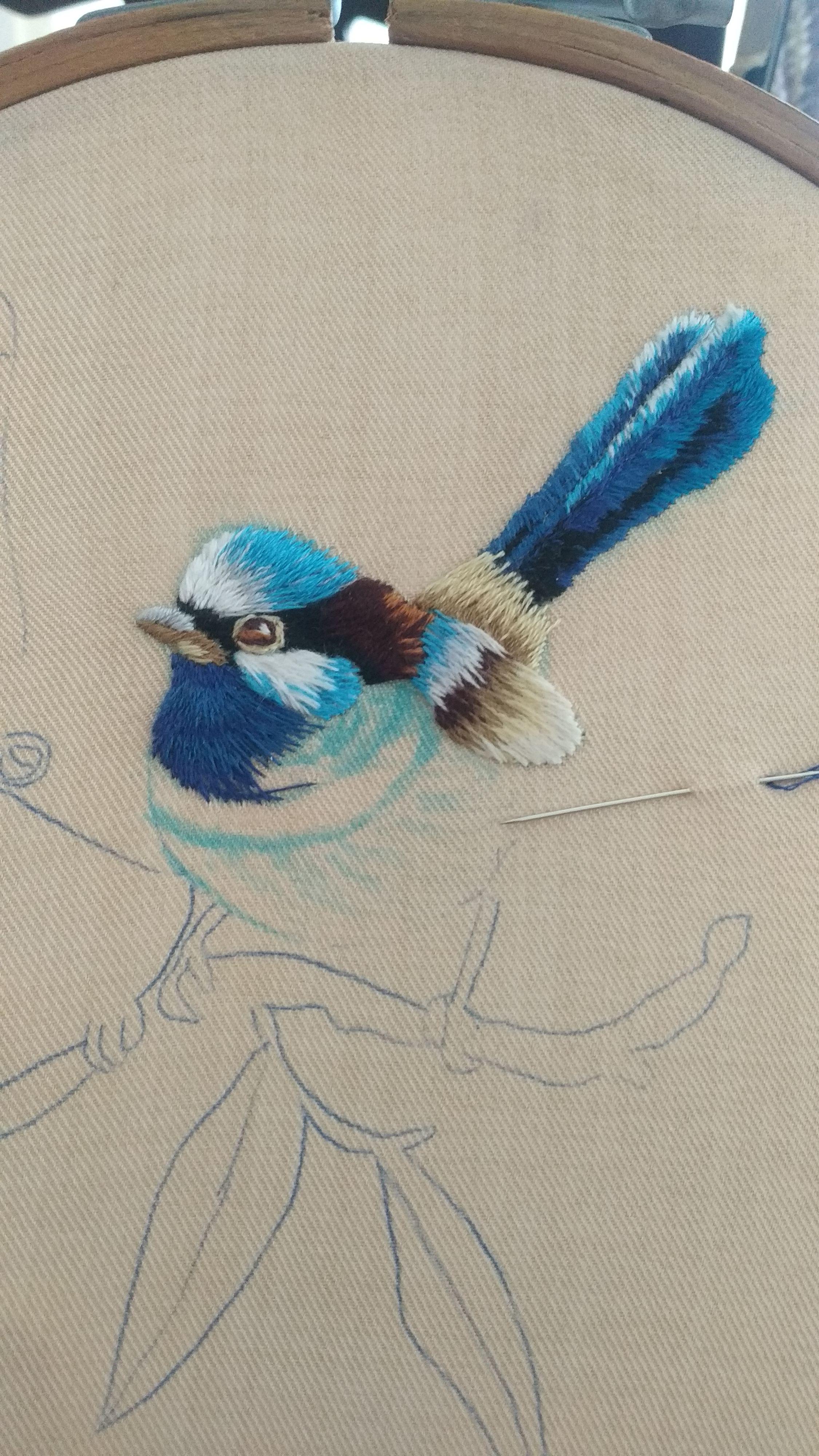 I'm working on my first needle painting project. It's a pattern by