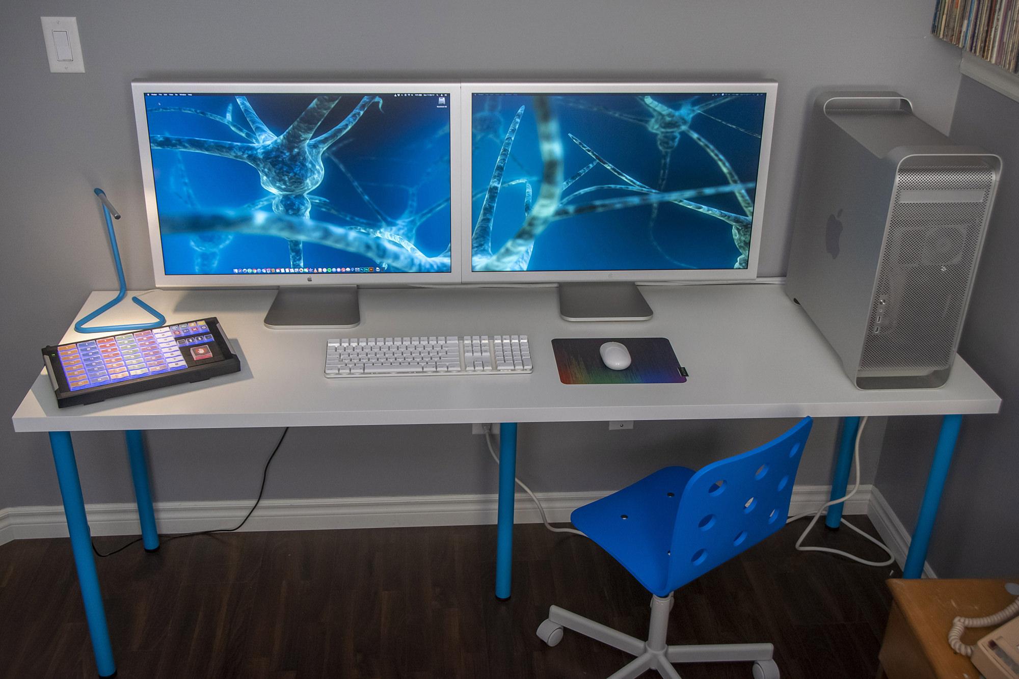 A trip to Ikea for a desk, lamp and chair and I'm finally finished my