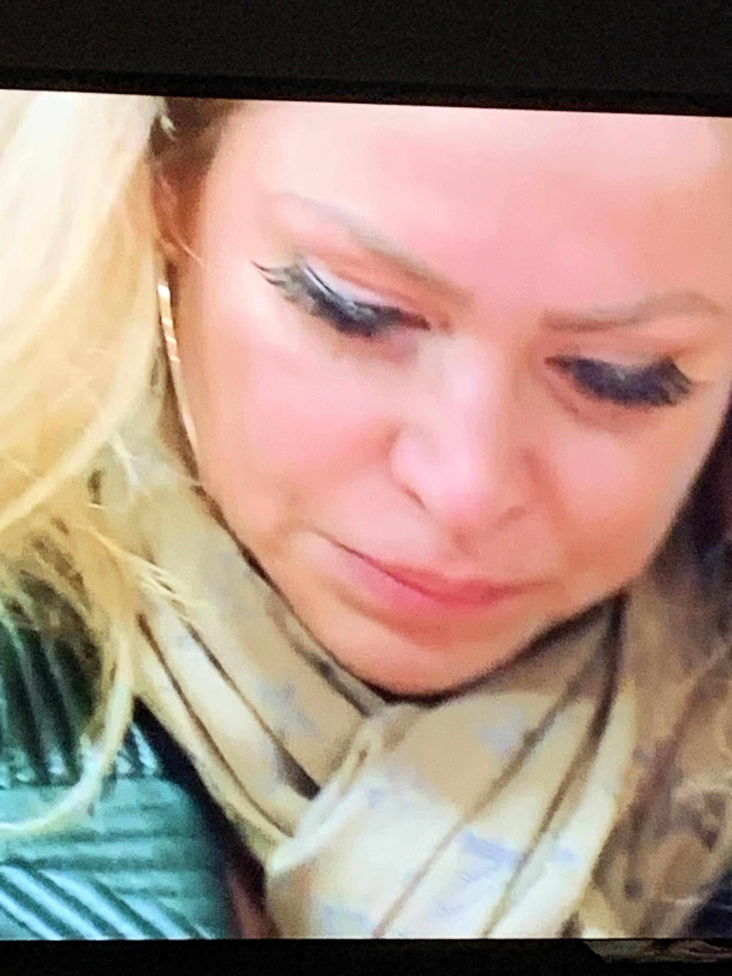 Darcy, Darcy, Darcy.....she got eye lashes barely holding on, she’s