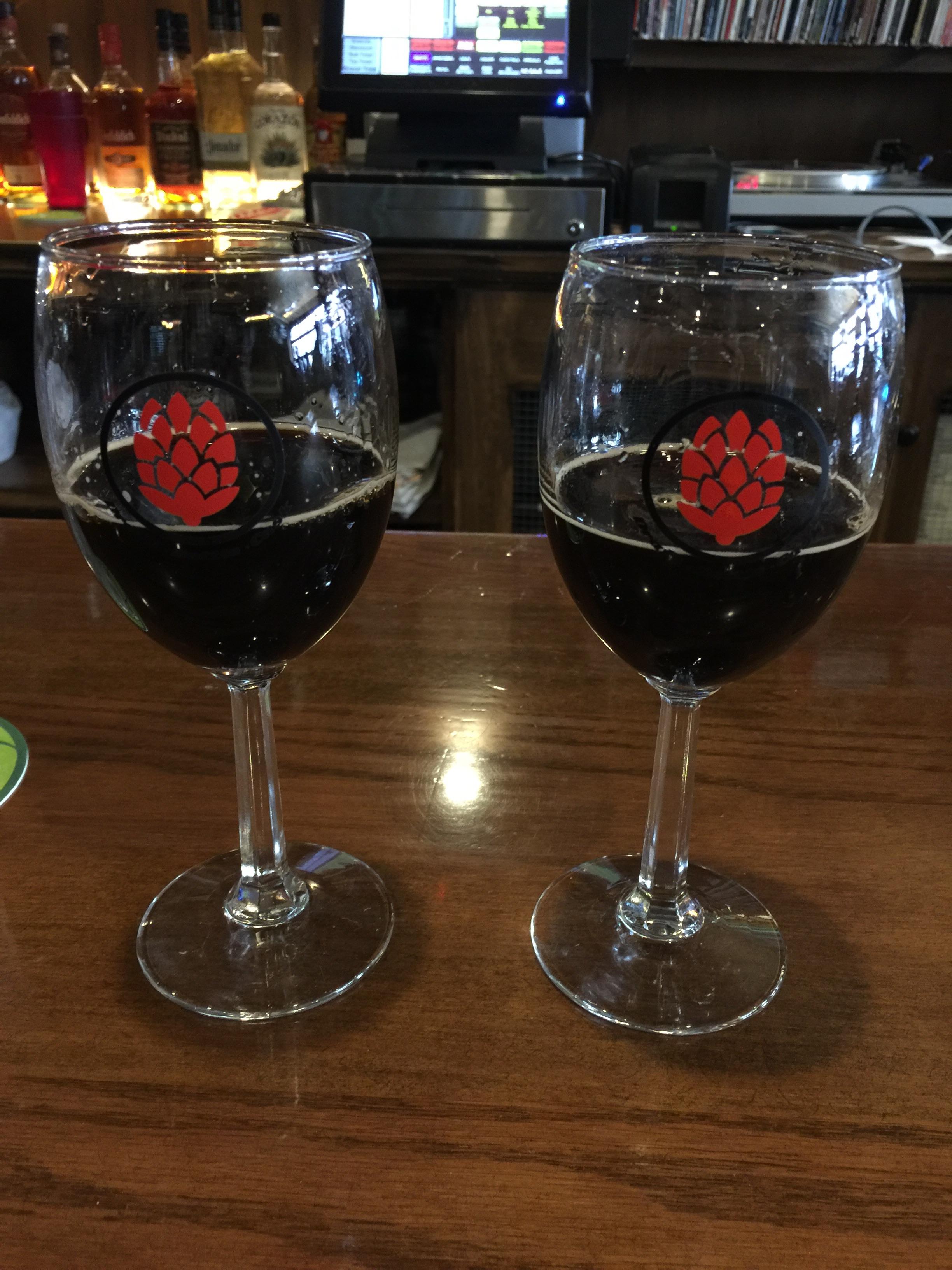 2014 Bourbon County Coffee and 2013 Bourbon County on draft. A good