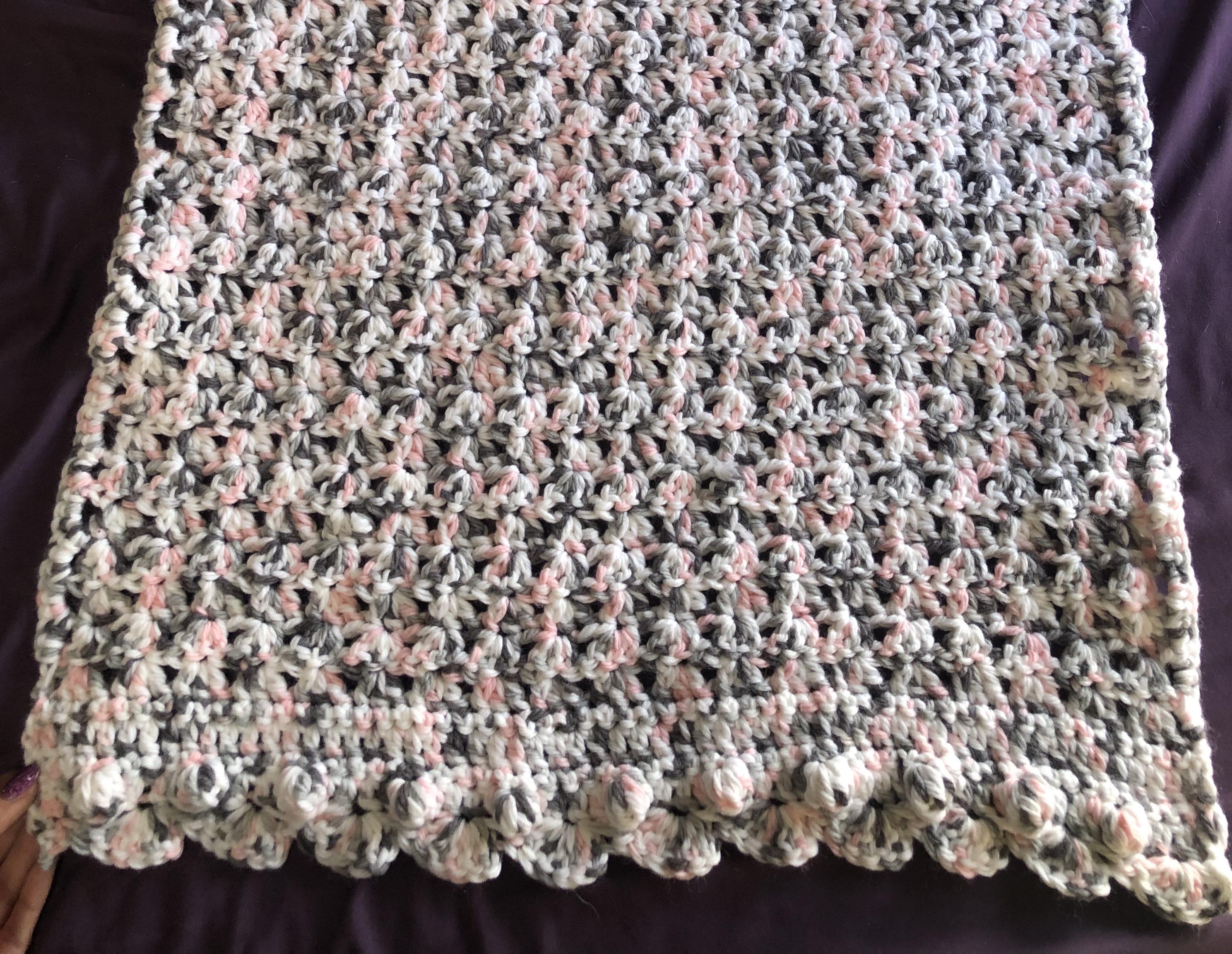 Lots of dots baby blanket. 👀 r/crochet
