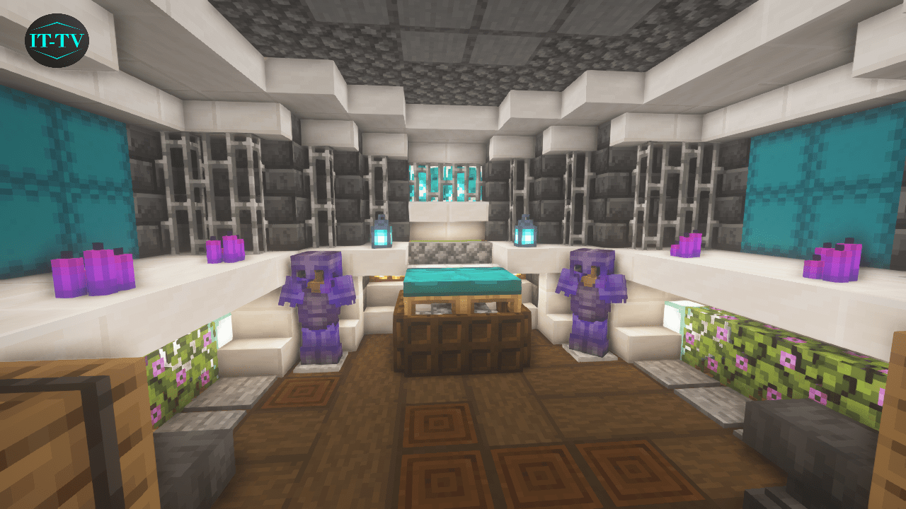 Minecraft Bedroom Design Tutorial link in the comments hope you all