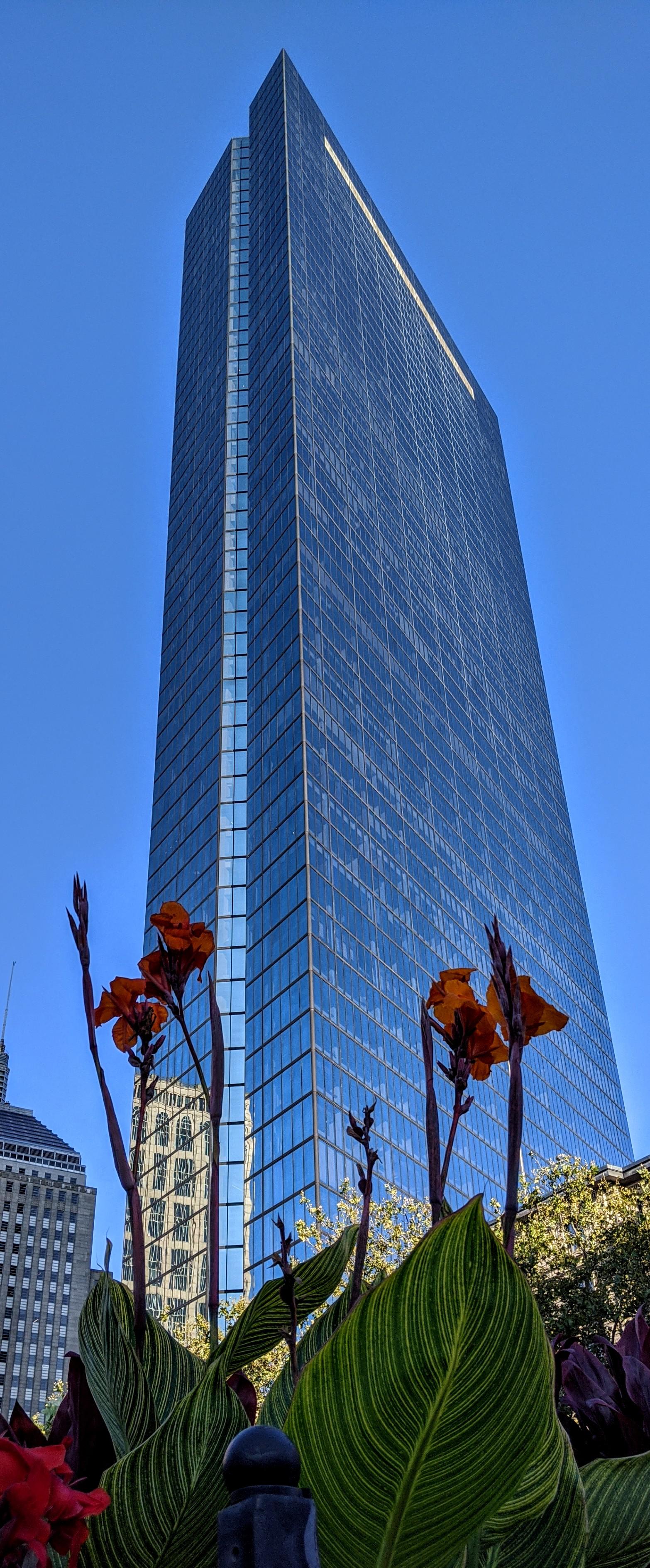 Hancock Tower in Boston r/boston